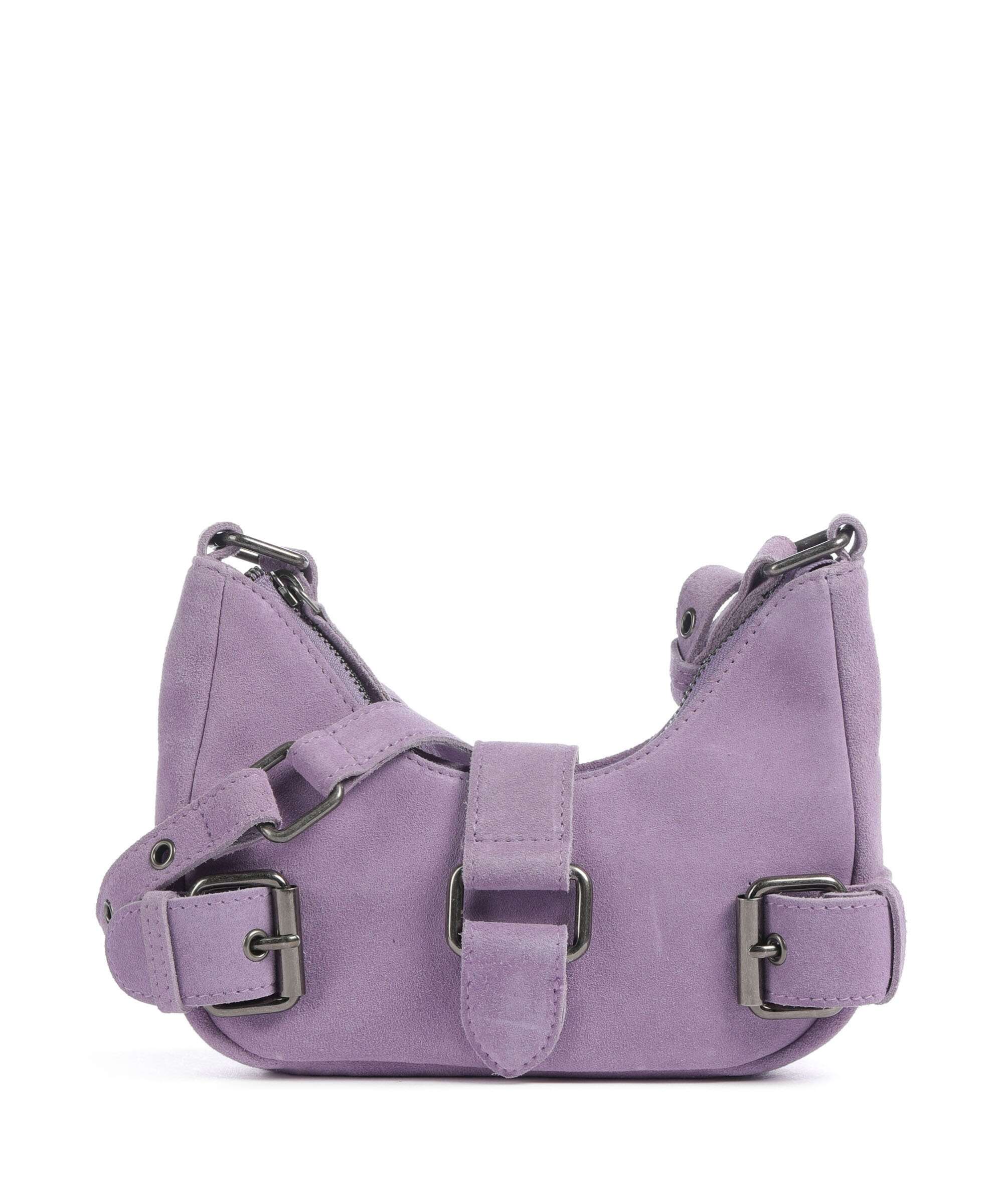 Núnoo Suede Palma Torba na ramię purple