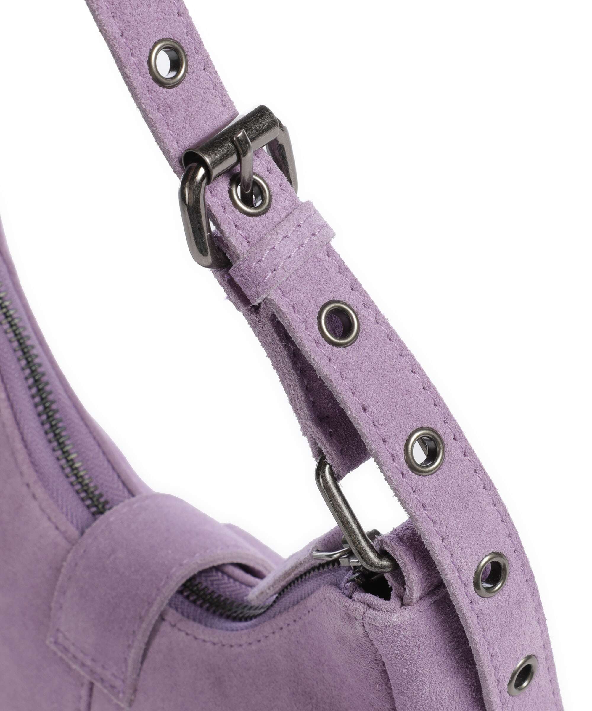 Núnoo Suede Palma Torba na ramię purple - Image 4