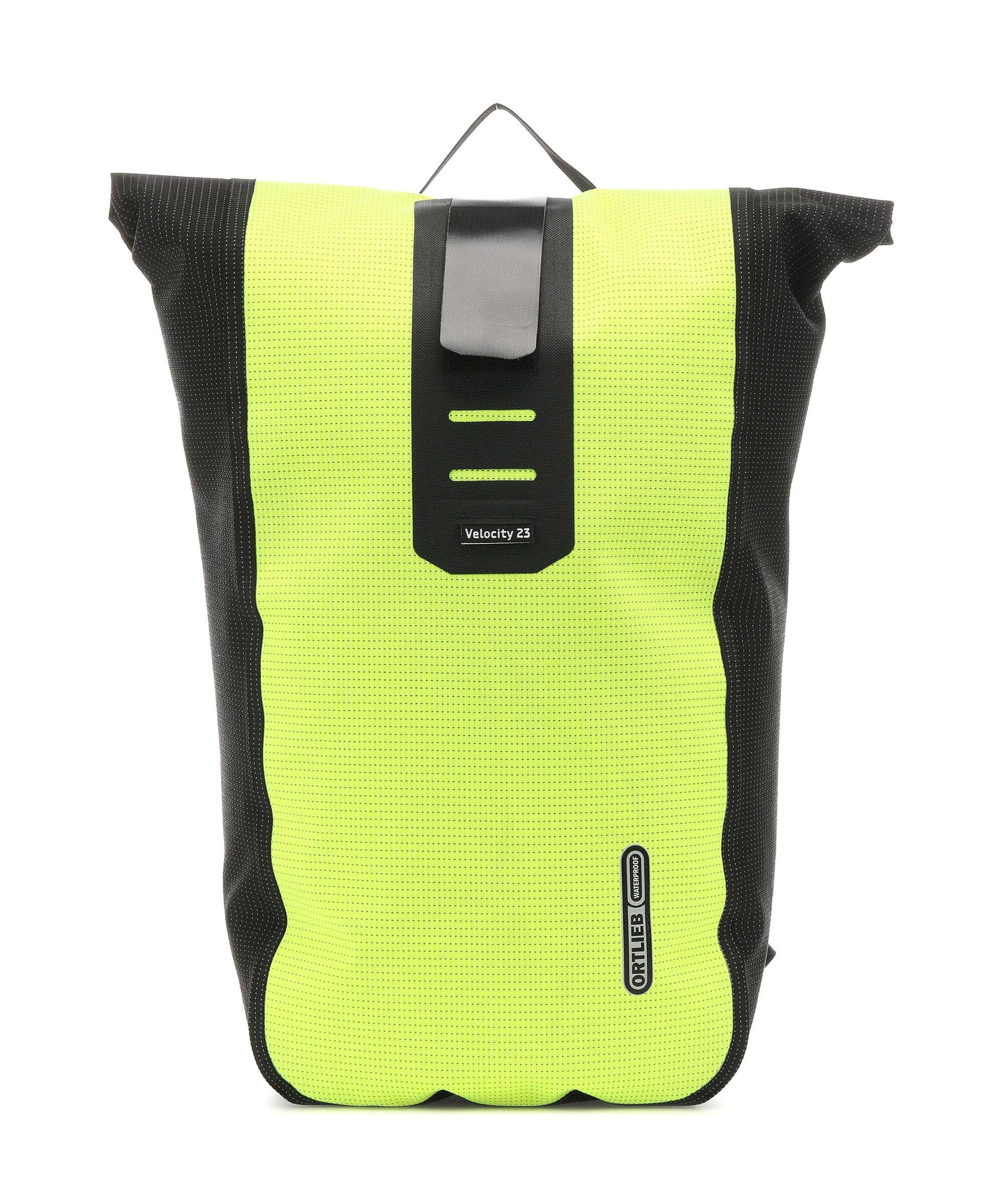 Ortlieb Velocity High Visibility 23 Plecak z rolowanym zamknięciem neon yellow/black reflective