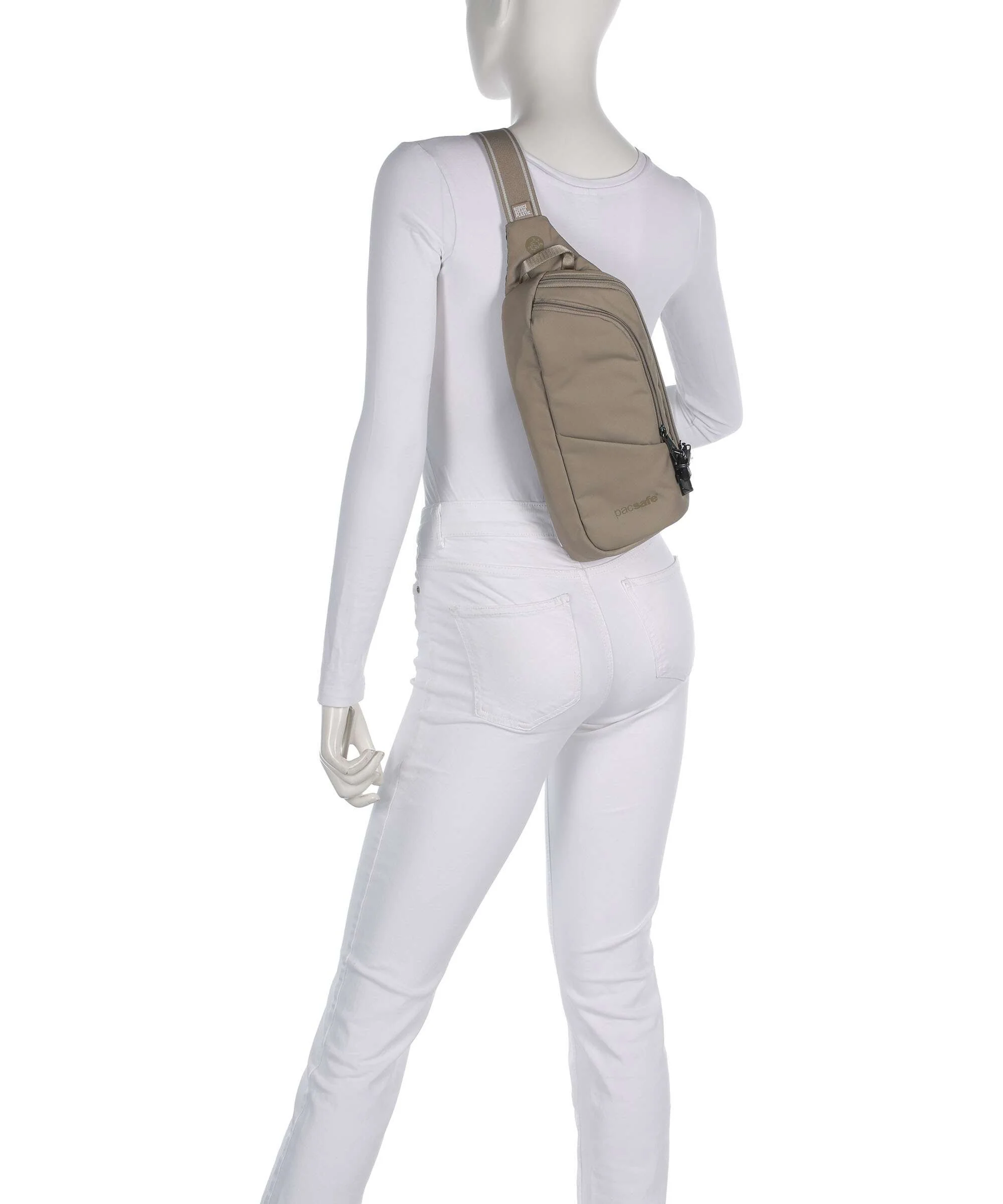 Pacsafe V Plecak na jedno ramię beige - Image 3