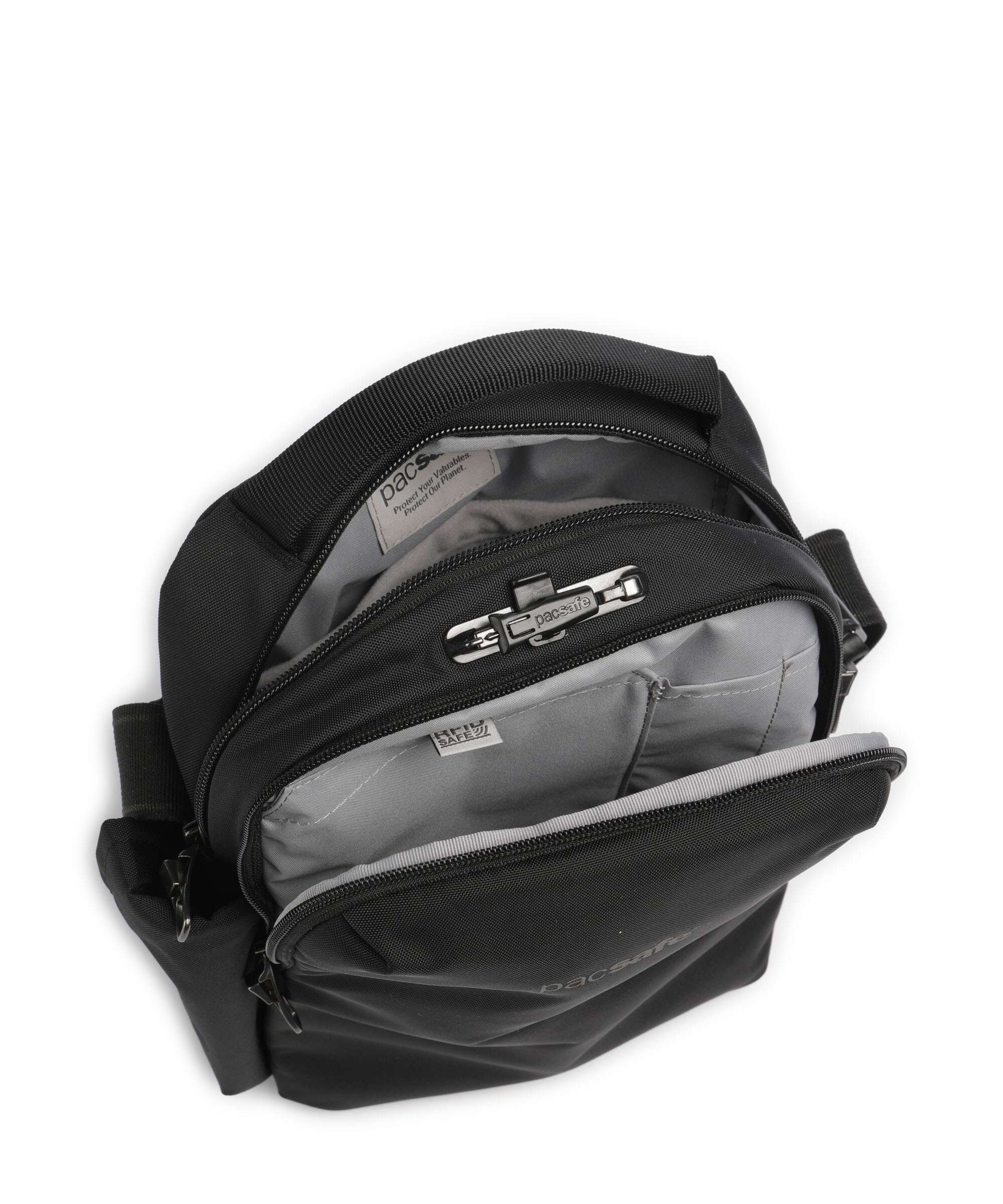 Pacsafe V Tour Torba przez ramię jet black - Image 6