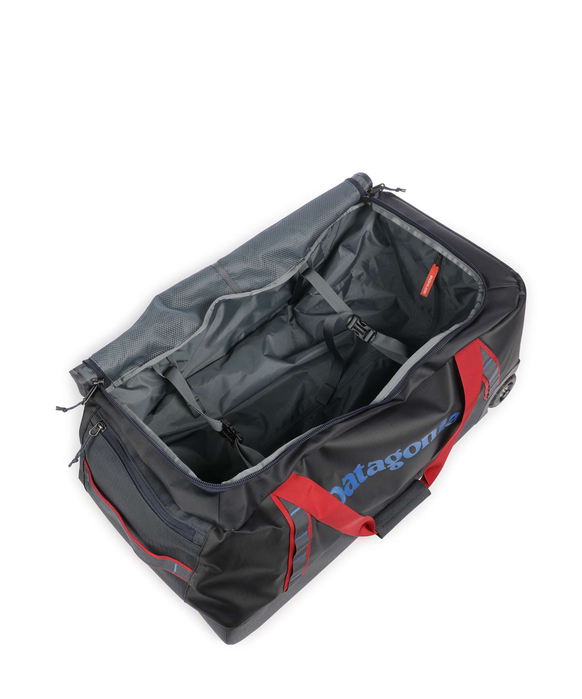 Patagonia Black Hole 70 Torba podróżna na kółkach smolder blue w/amanita red - Image 6