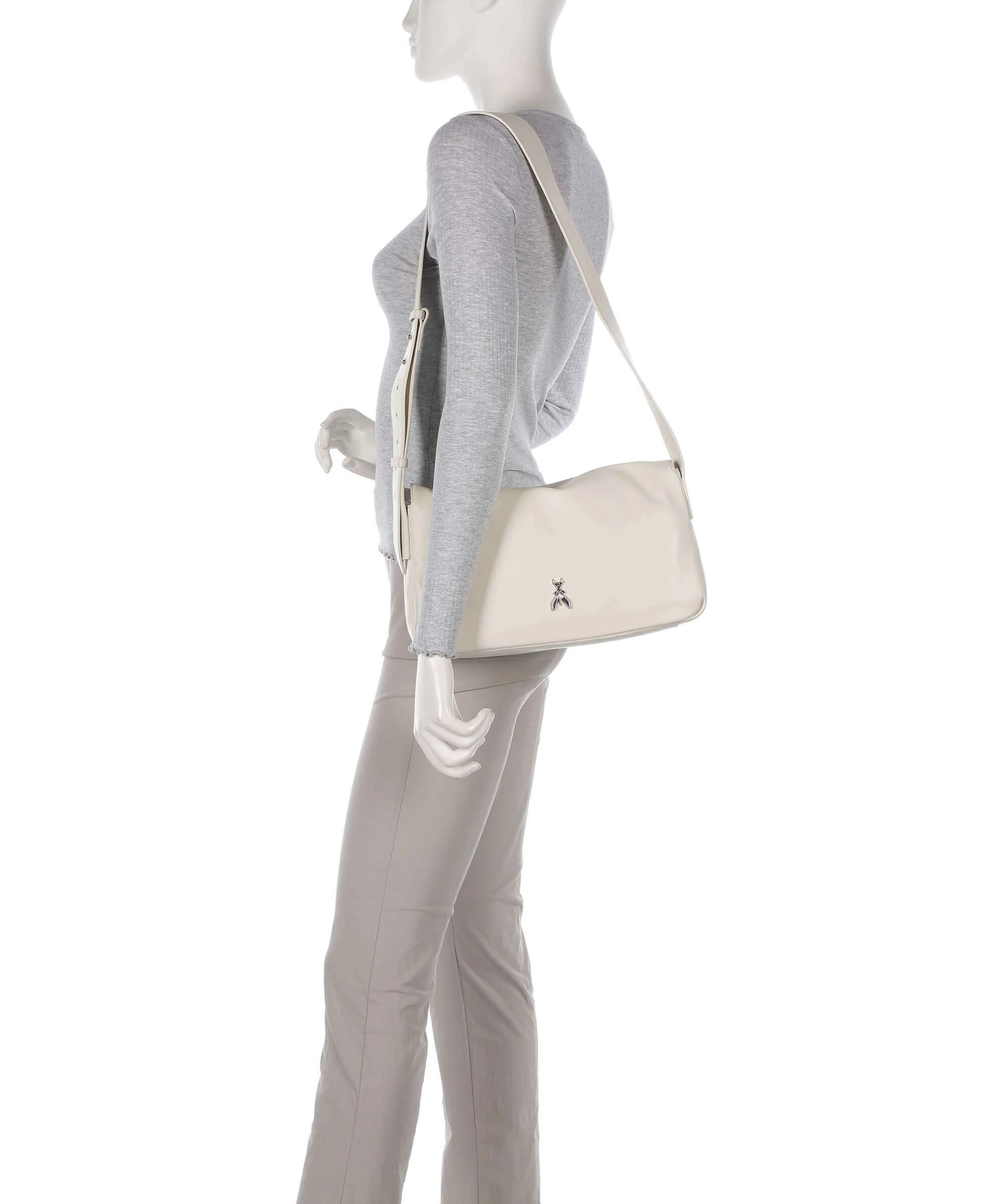 Patrizia Pepe Reverse Torba przez ramię offwhite - Image 3