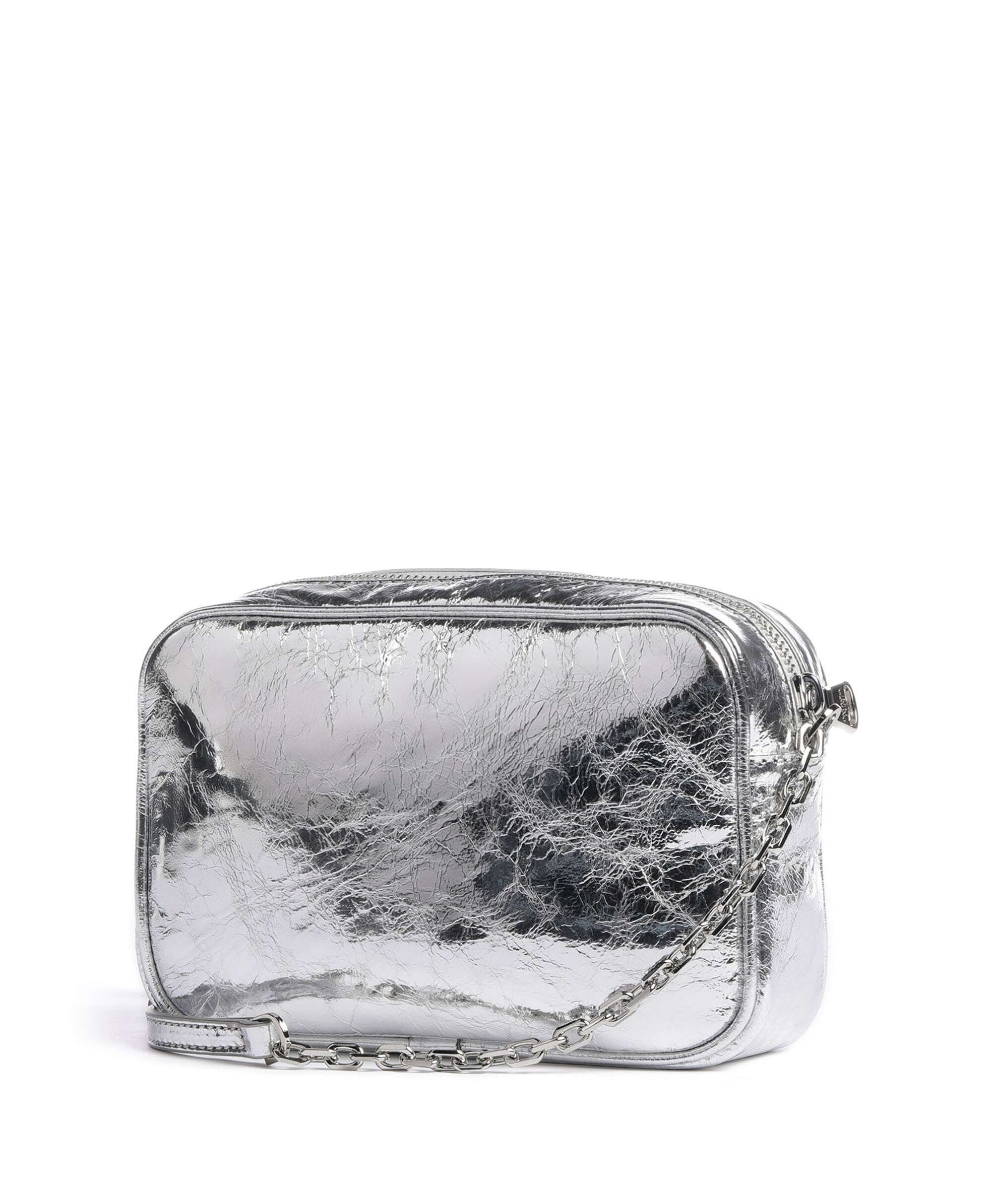 Patrizia Pepe Torba przez ramię craquele silver - Image 2