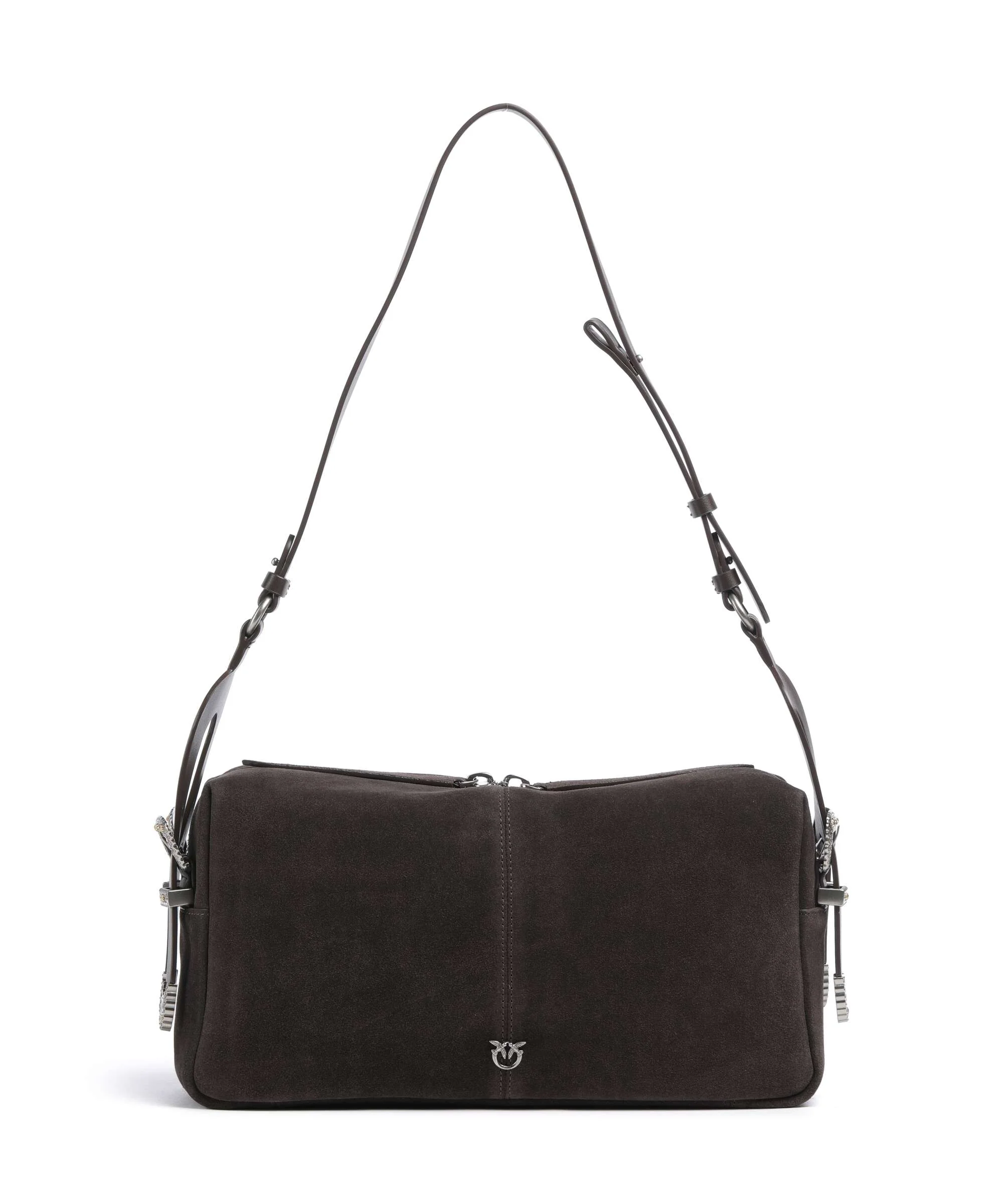 Pinko 24 Classic Torba na ramię marrone/chicco di caffe/old silver