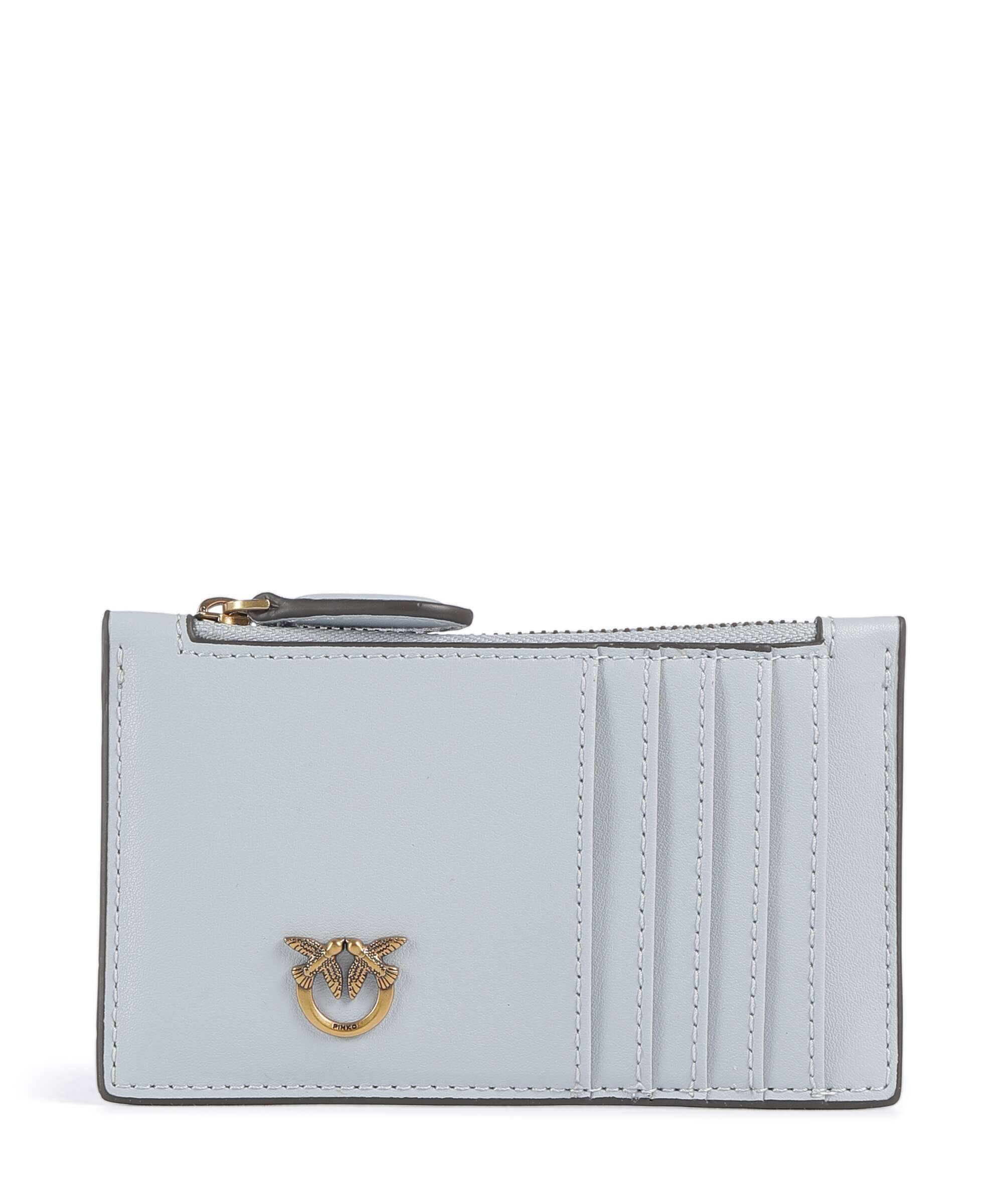 Pinko Airone Etui na karty kredytowe azzurro celeste/antique gold