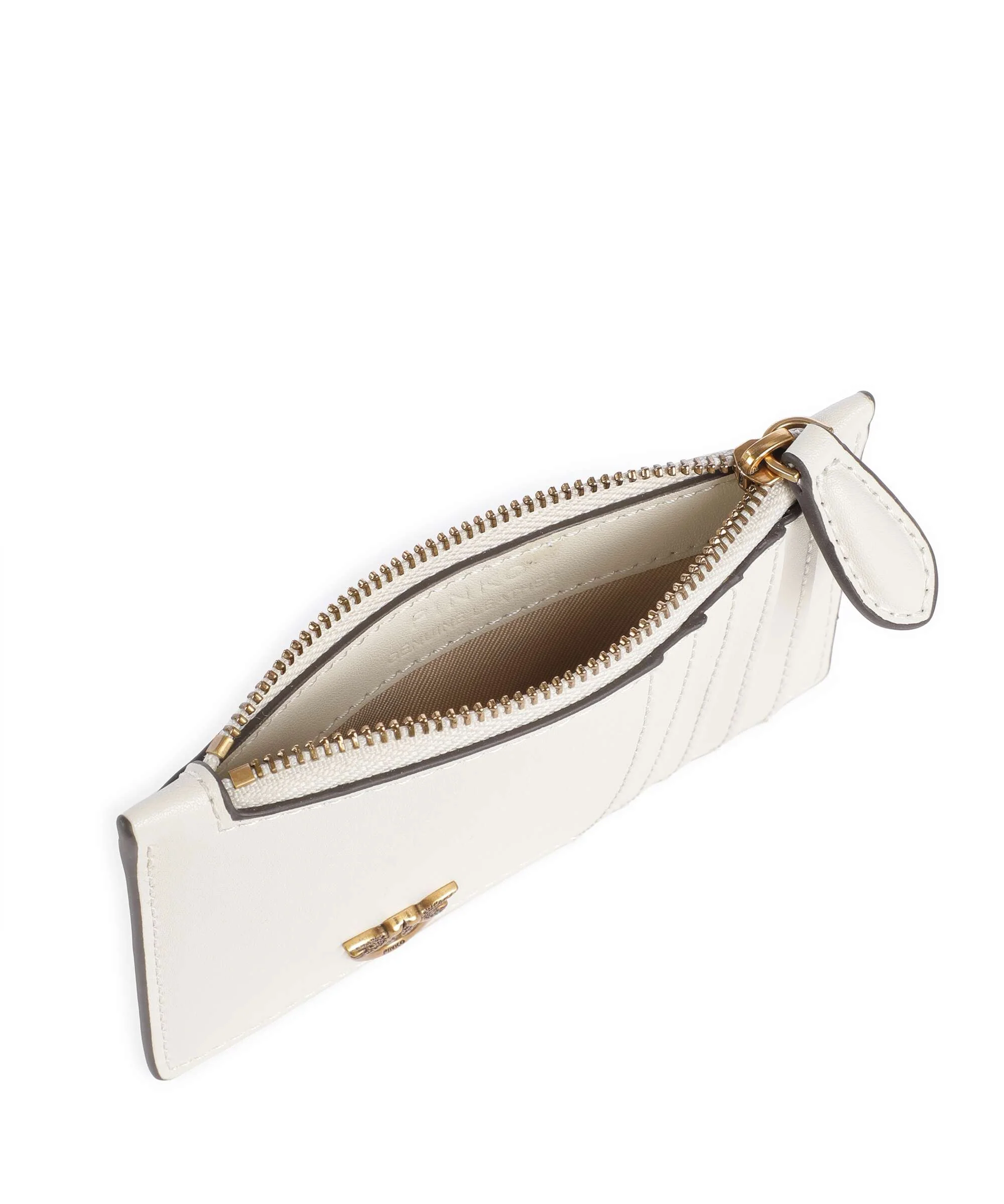 Pinko Airone Etui na karty kredytowe bianco seta/antique gold - Image 4
