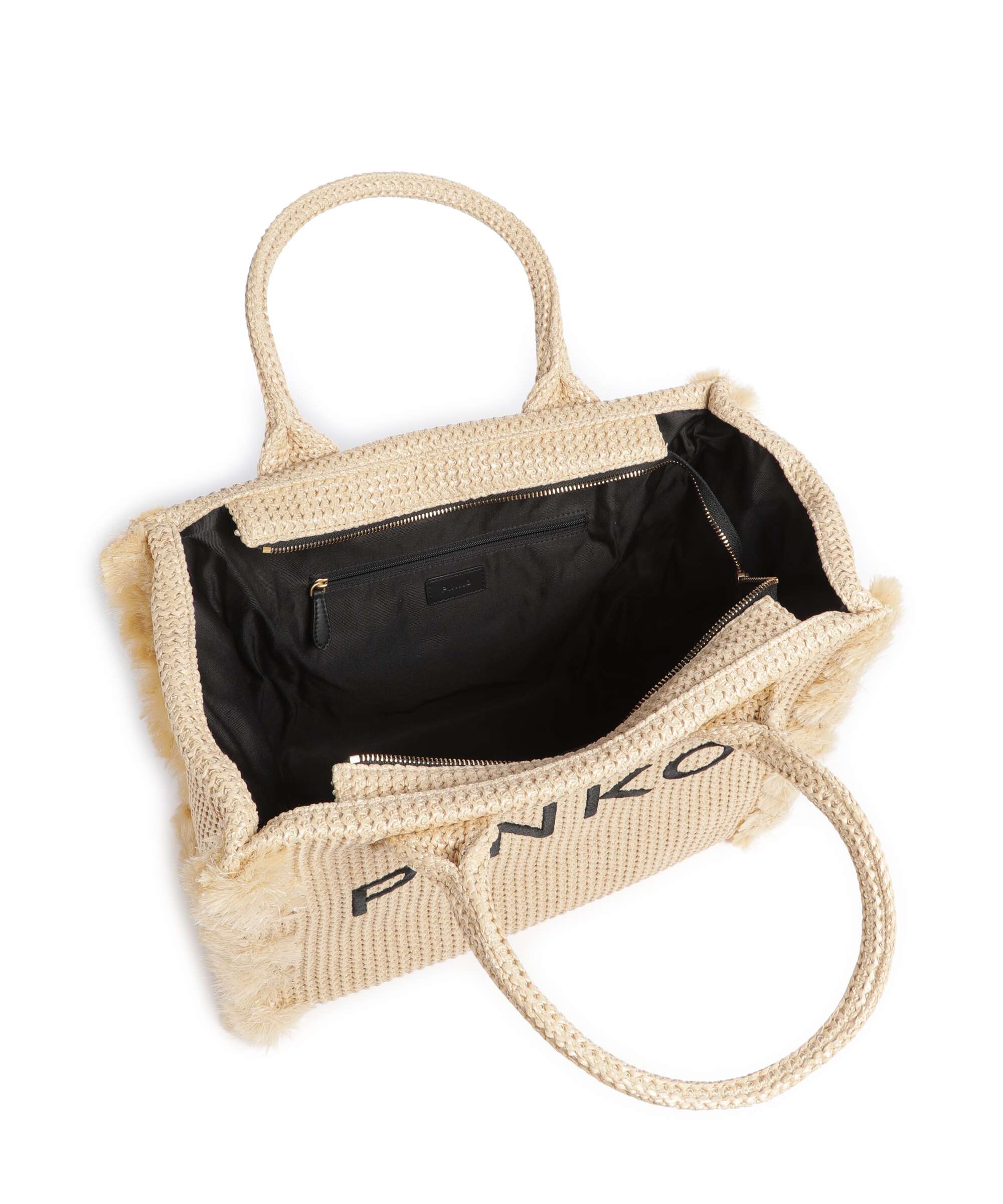 Pinko Beach Torebka paglia/nero/antique gold - Image 5