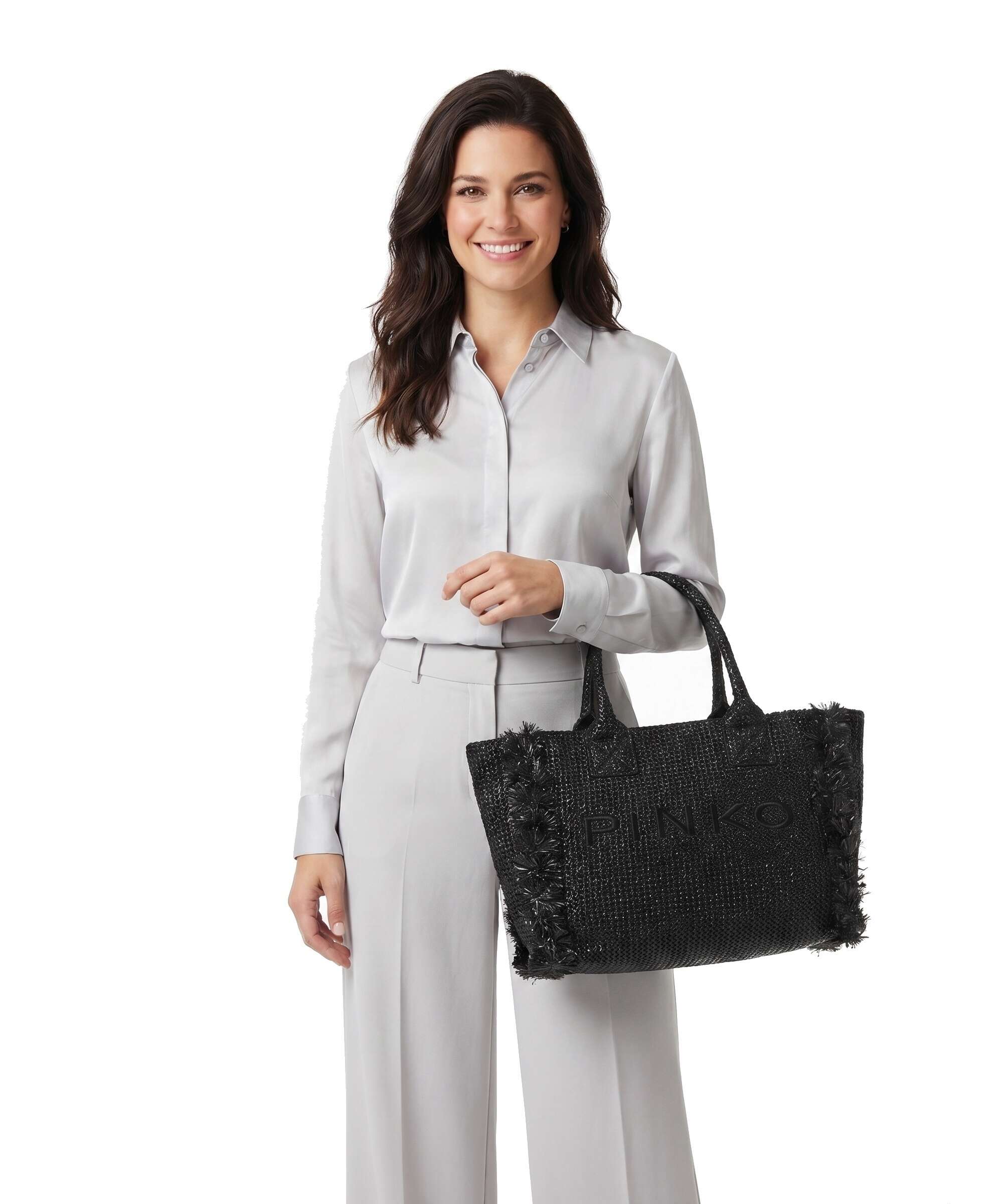 Pinko Beach Torebka nero/antique gold - Image 3