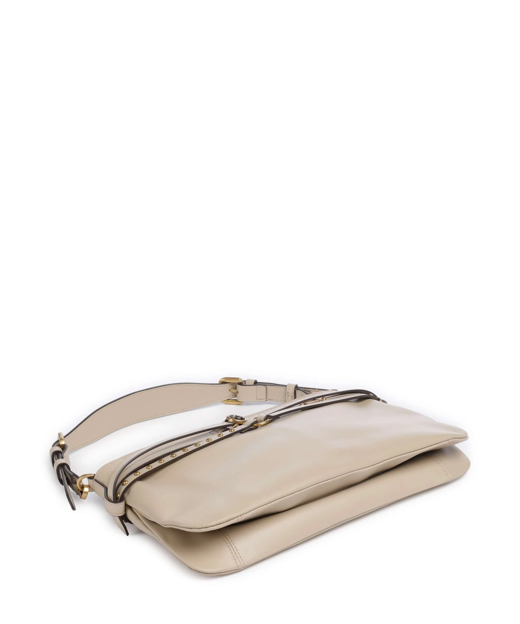 Pinko Belt Classic Torba na ramię beige/grigio fumo/antique gold - Image 4