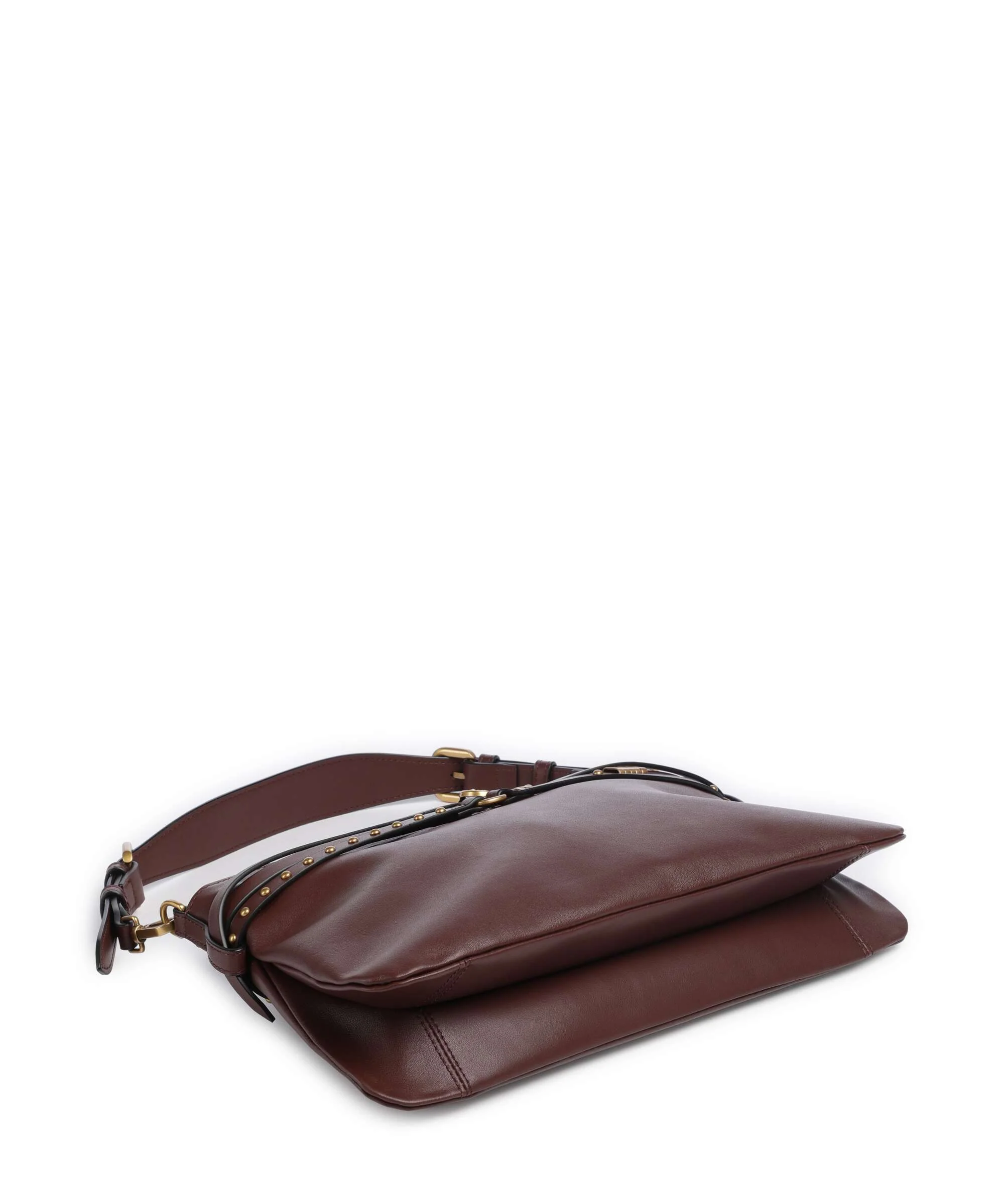 Pinko Belt Classic Torba na ramię burgundy wine/antique gold - Image 4