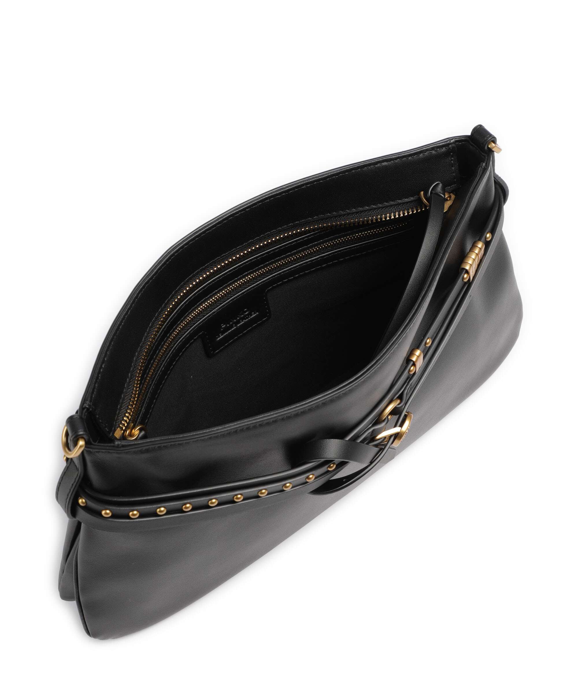 Pinko Belt Classic Torba na ramię nero/antique gold - Image 5