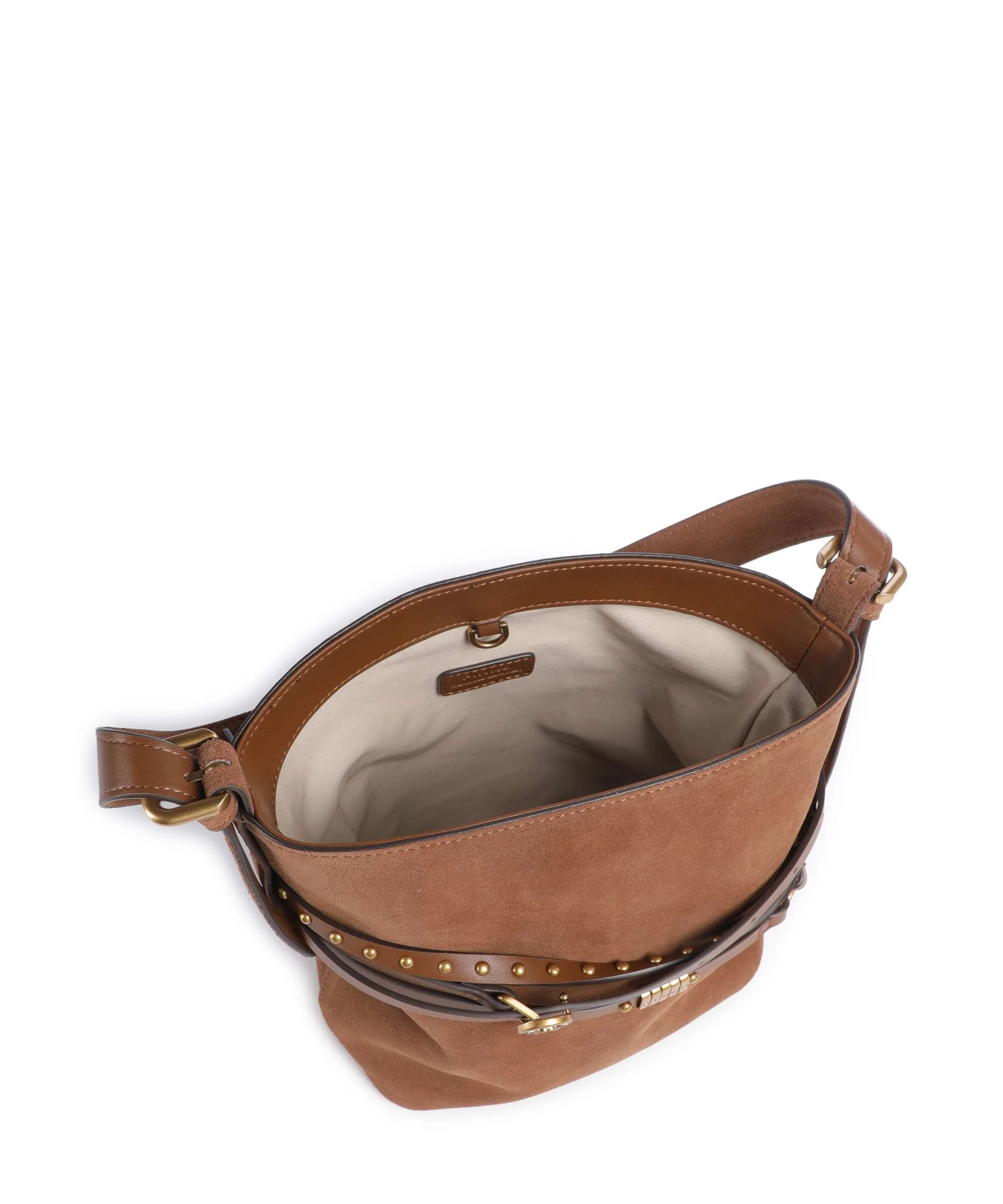 Pinko Belt Mini Torebka worek marrone/leone/antique gold - Image 6