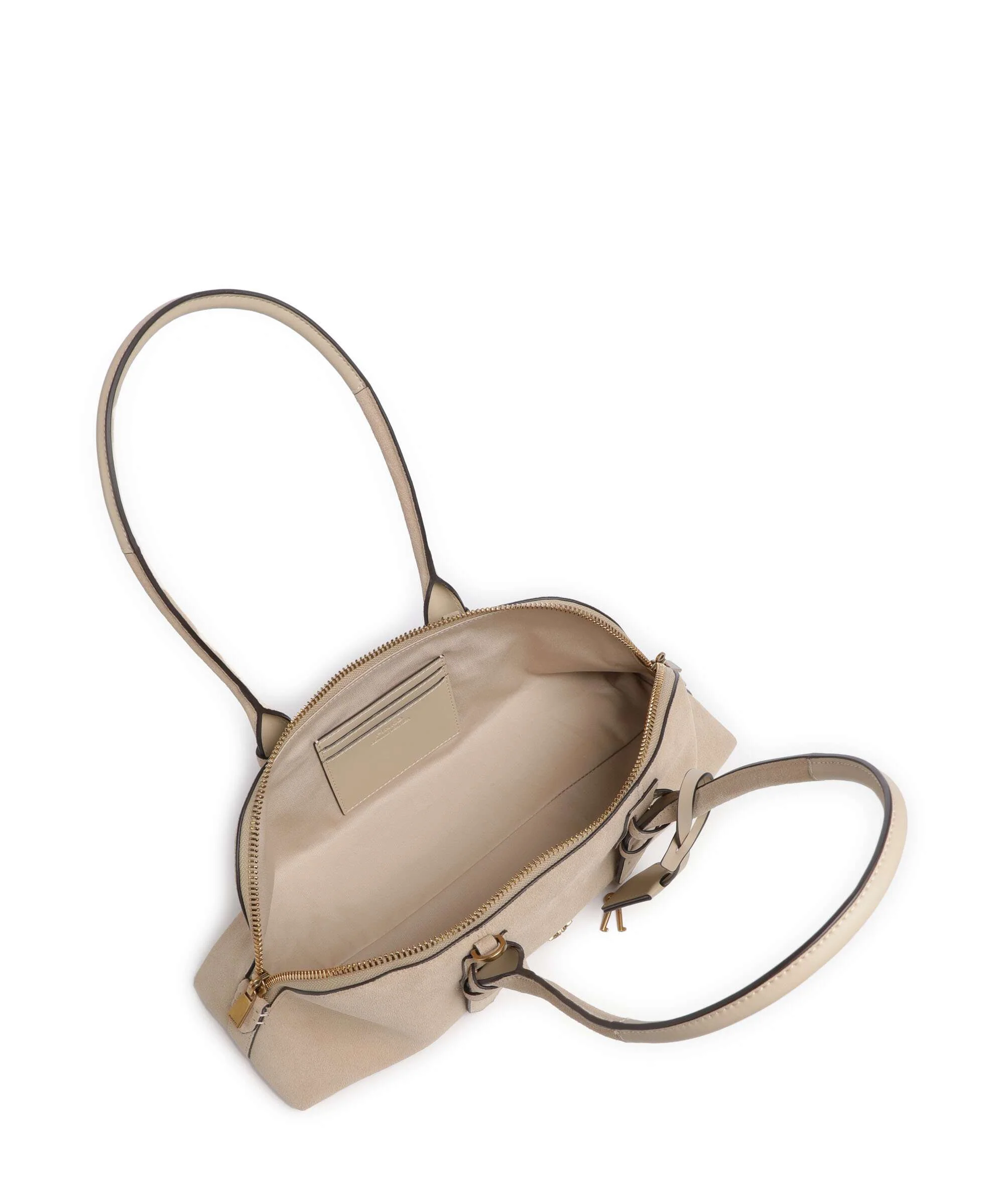 Pinko Bowling Horizontal Big Torba na ramię beige/grigio fumo/antique gold - Image 6