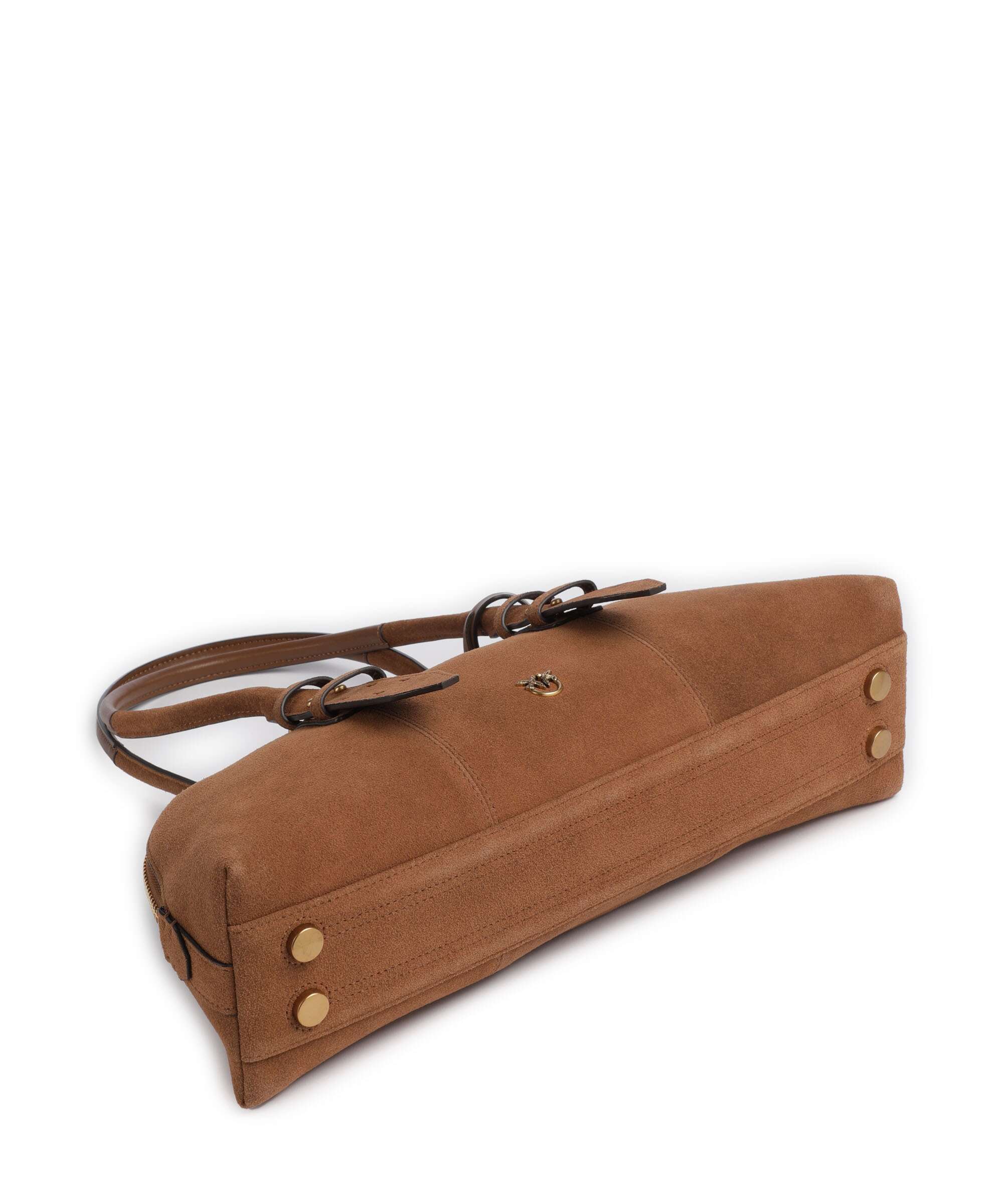 Pinko Bowling Horizontal Big Torba na ramię marrone/leone/antique gold - Image 5
