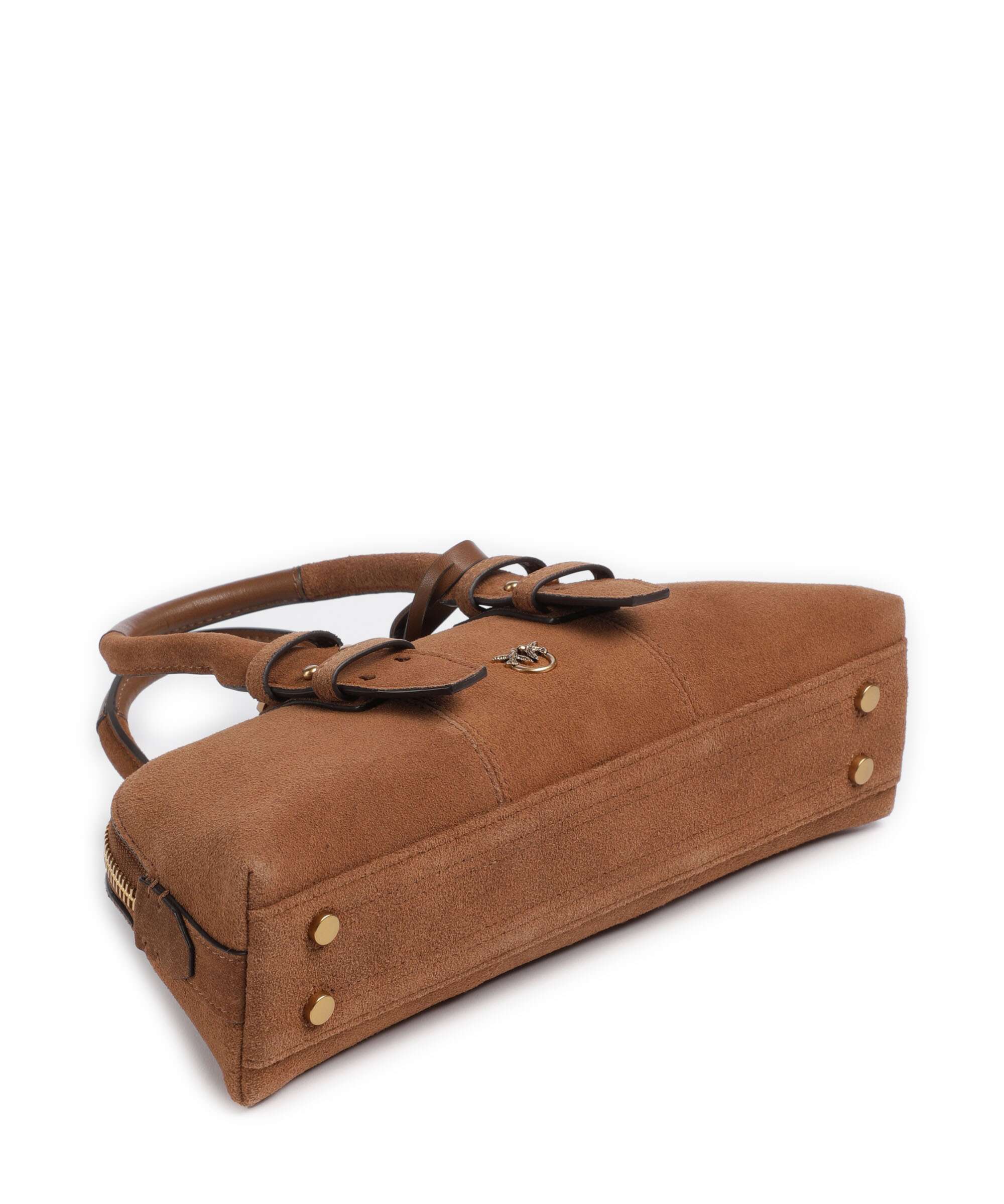 Pinko Bowling Horizontal Torebka marrone/leone/antique gold - Image 5