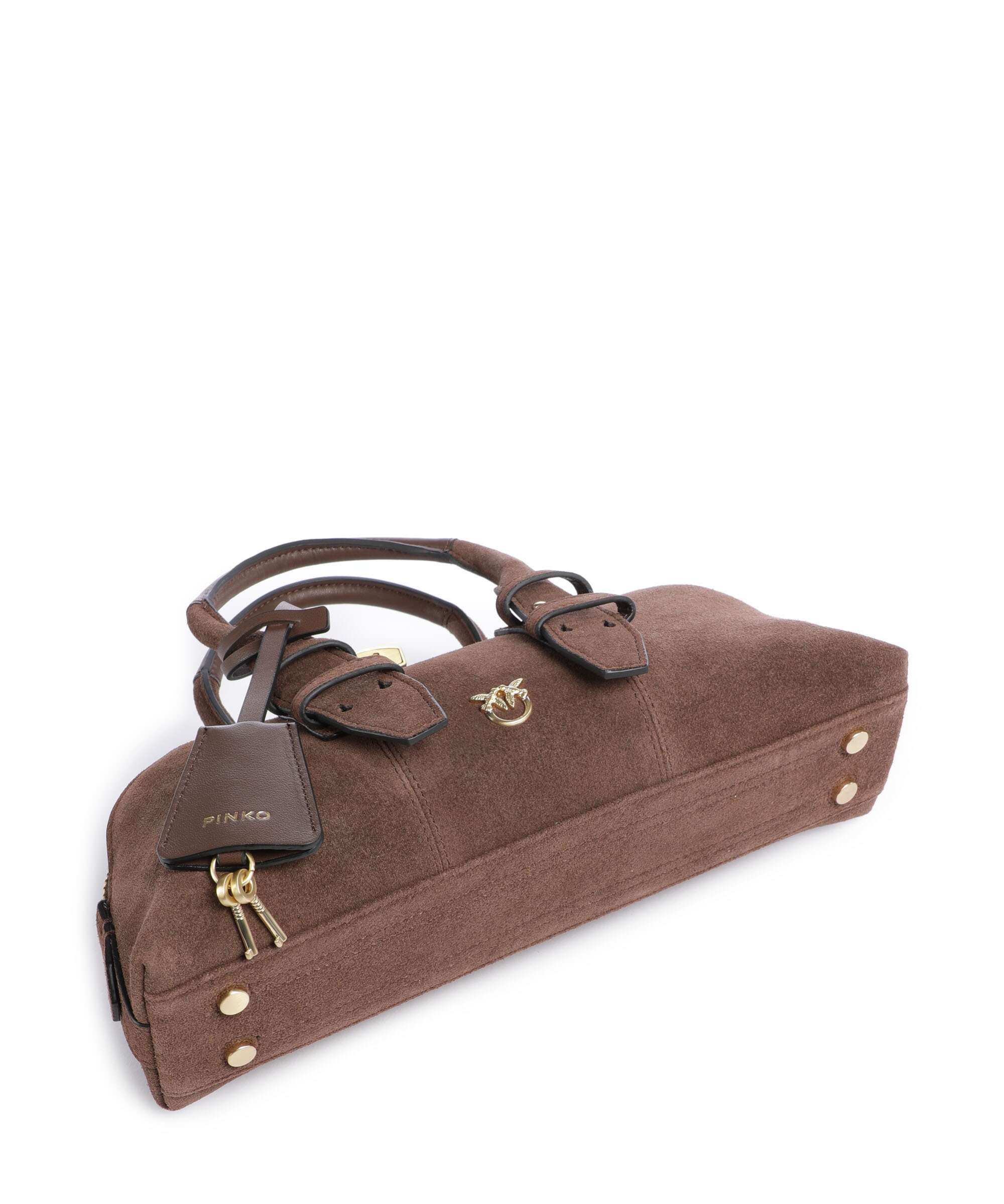 Pinko Bowling Horizontal Torebka marrone castano/matt gold - Image 5