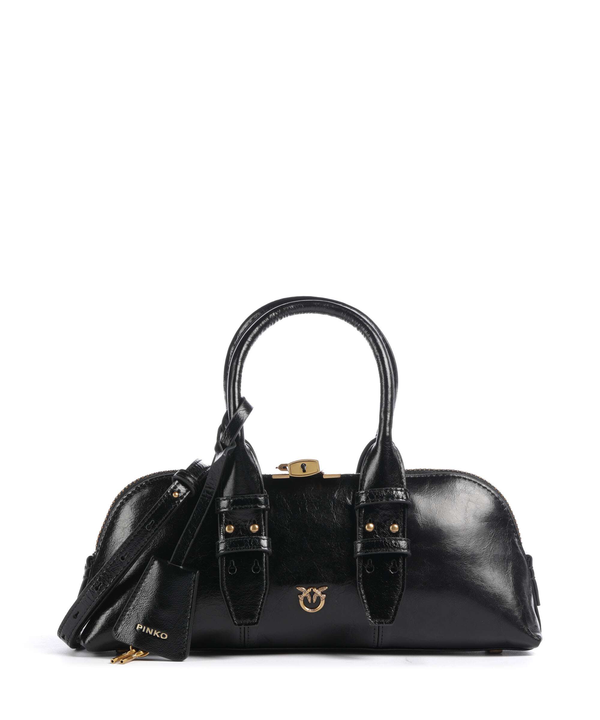 Pinko Bowling Horizontal Torebka nero/antique gold
