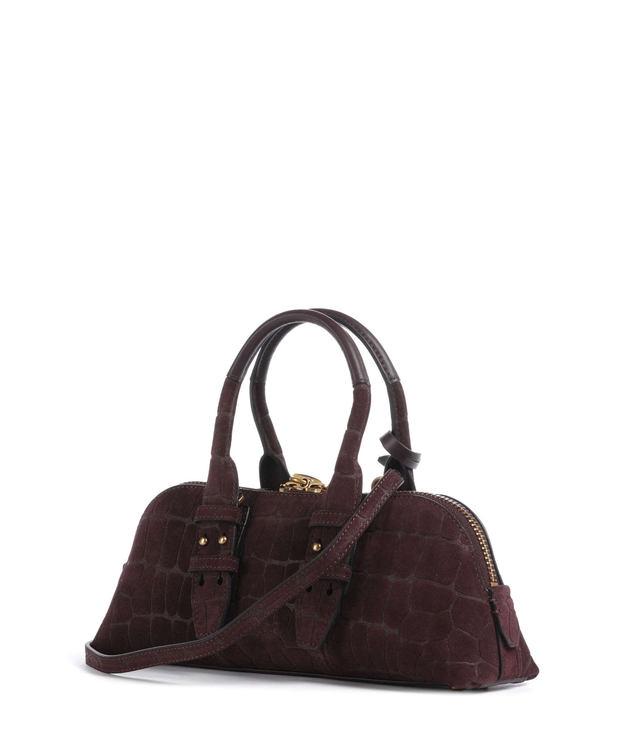 Pinko Bowling Horizontal Torebka rosso mogano/antique gold - Image 2