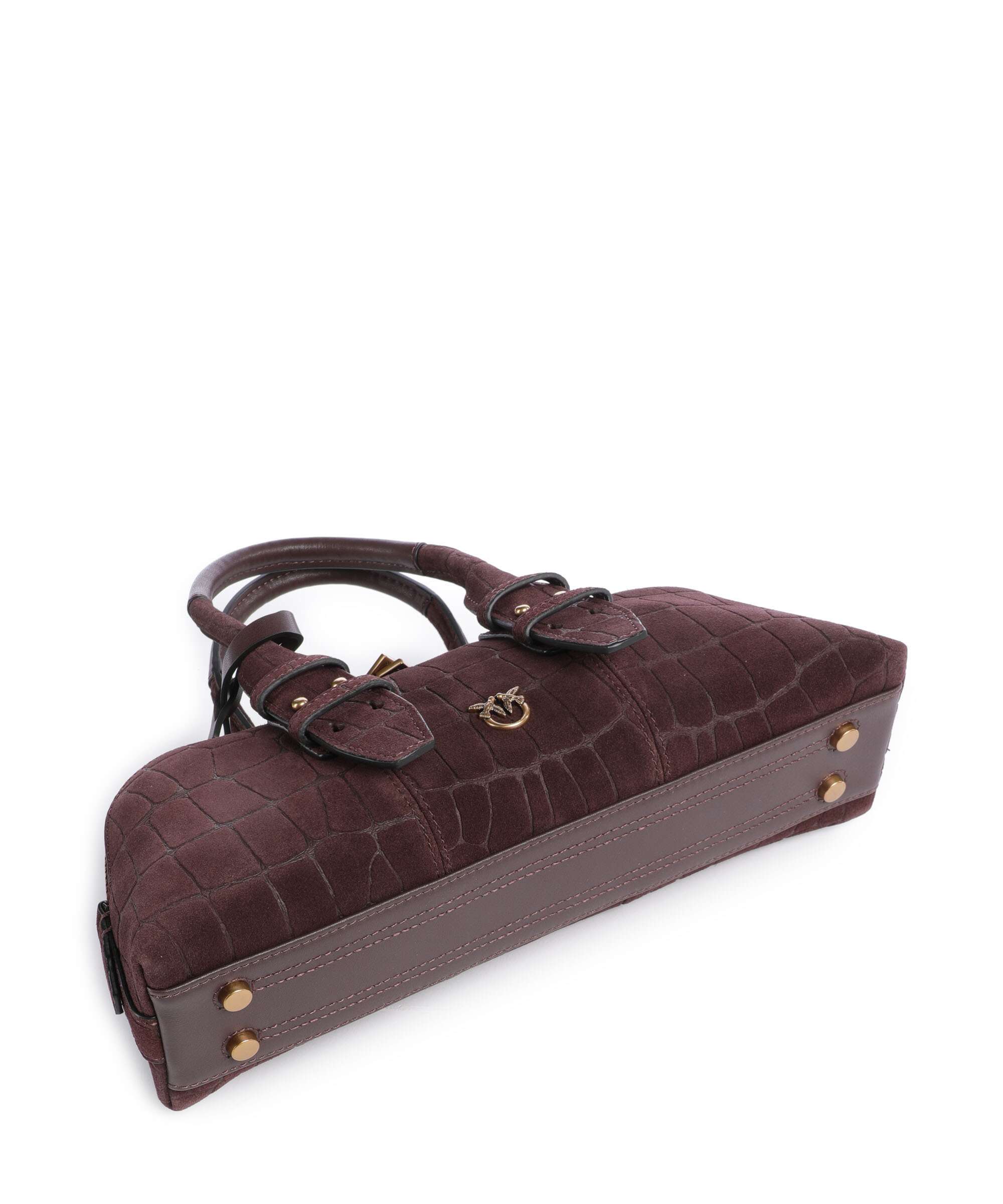 Pinko Bowling Horizontal Torebka rosso mogano/antique gold - Image 5