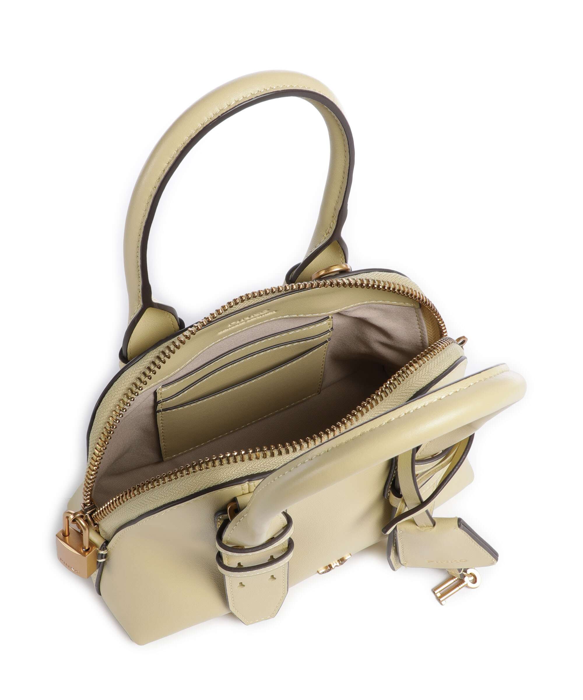 Pinko Bowling Mini Torebka giallo vaniglia/antique gold - Image 7