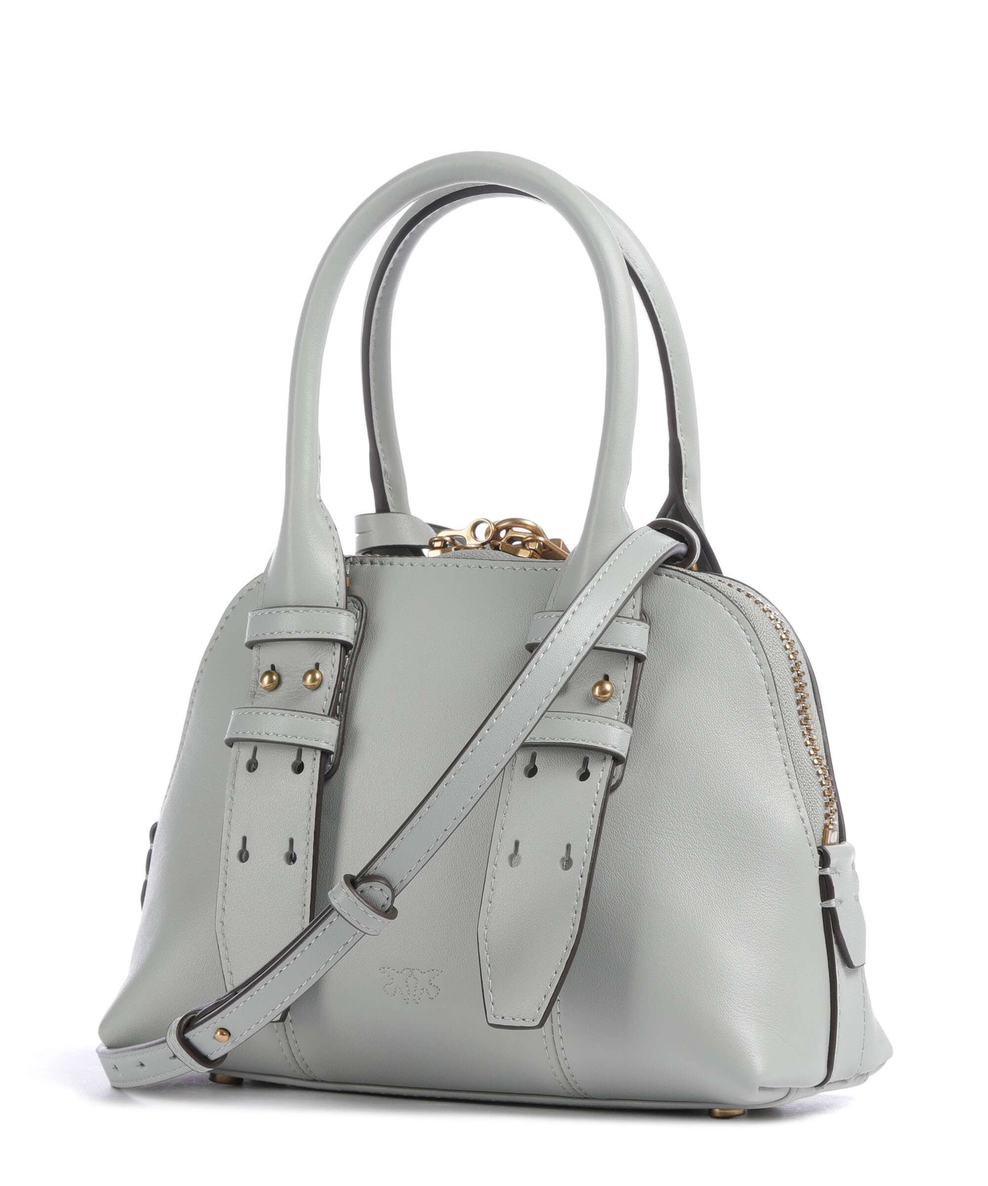 Pinko Bowling Mini Torebka grigio perla/antique gold - Image 3