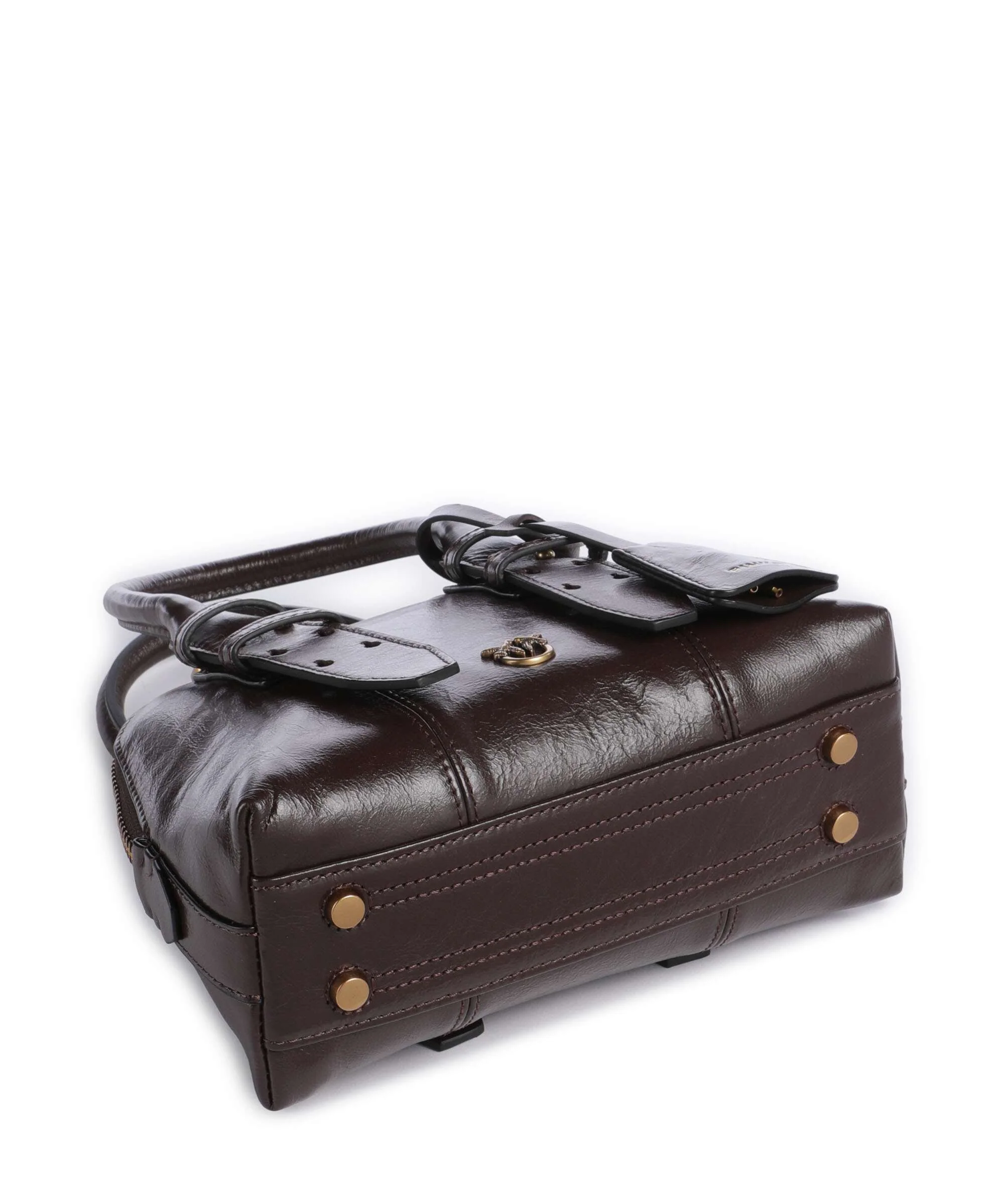 Pinko Bowling Mini Torebka rosso mogano/antique gold - Image 5
