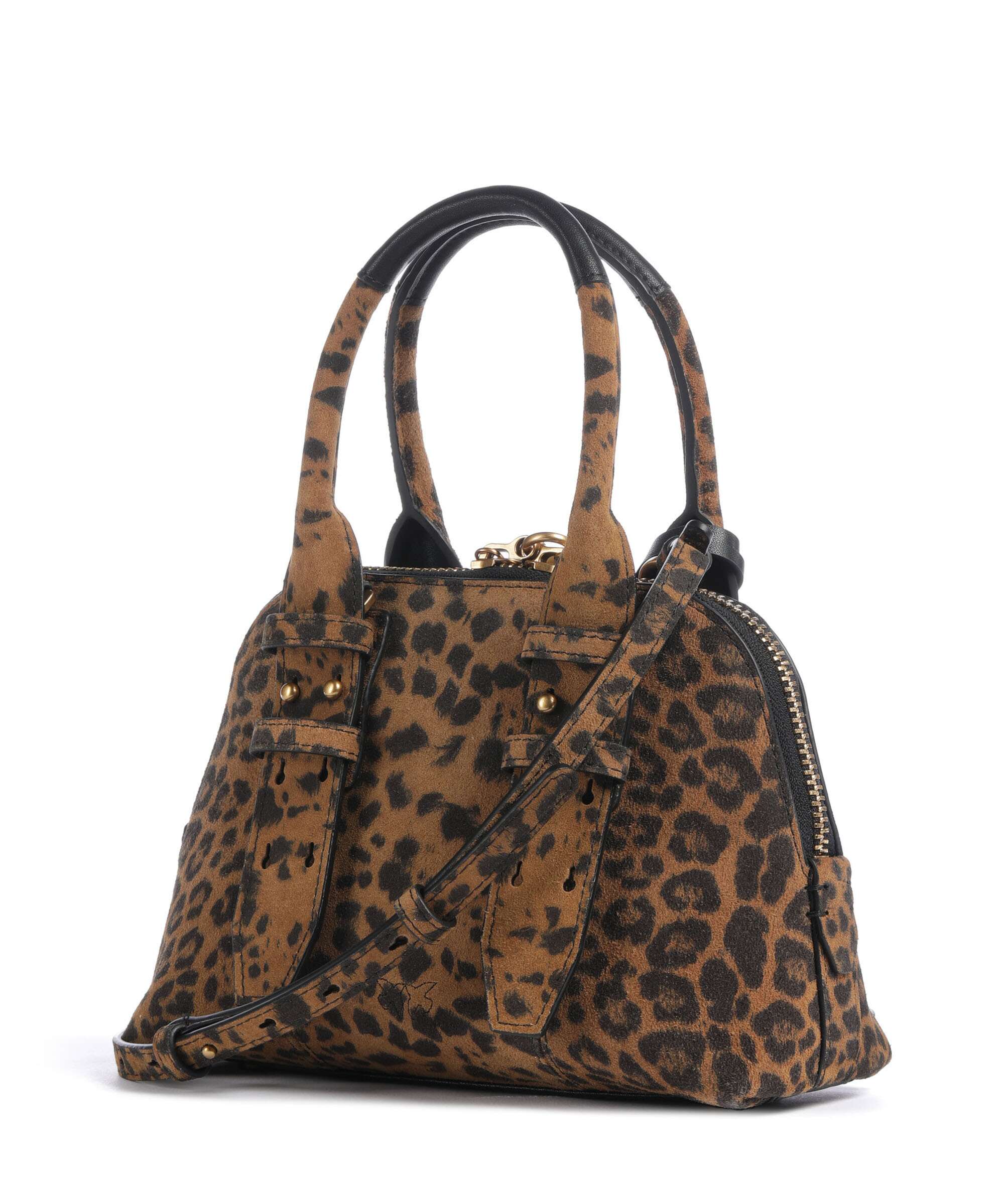 Pinko Bowling Mini Torebka maculato/marrone/antique gold - Image 2