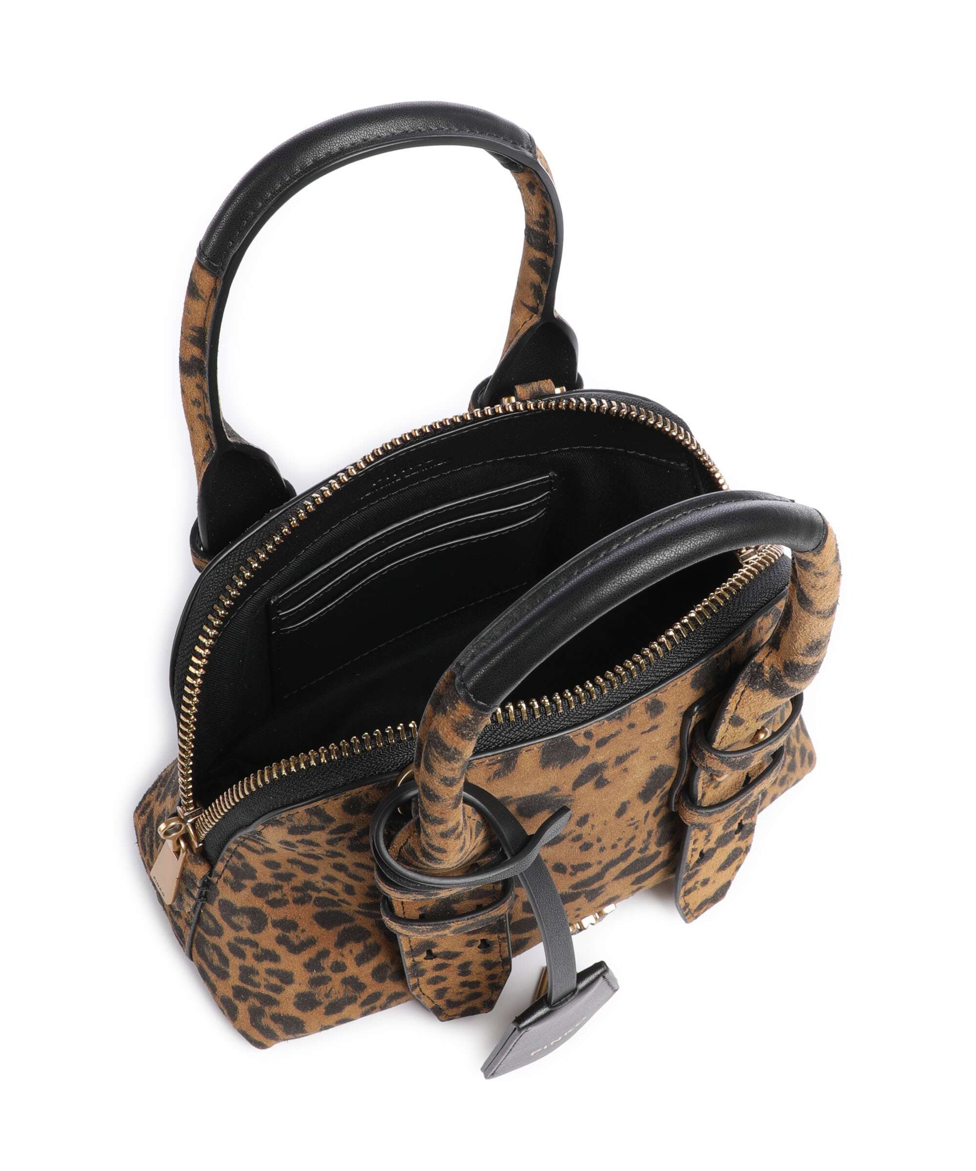Pinko Bowling Mini Torebka maculato/marrone/antique gold - Image 6