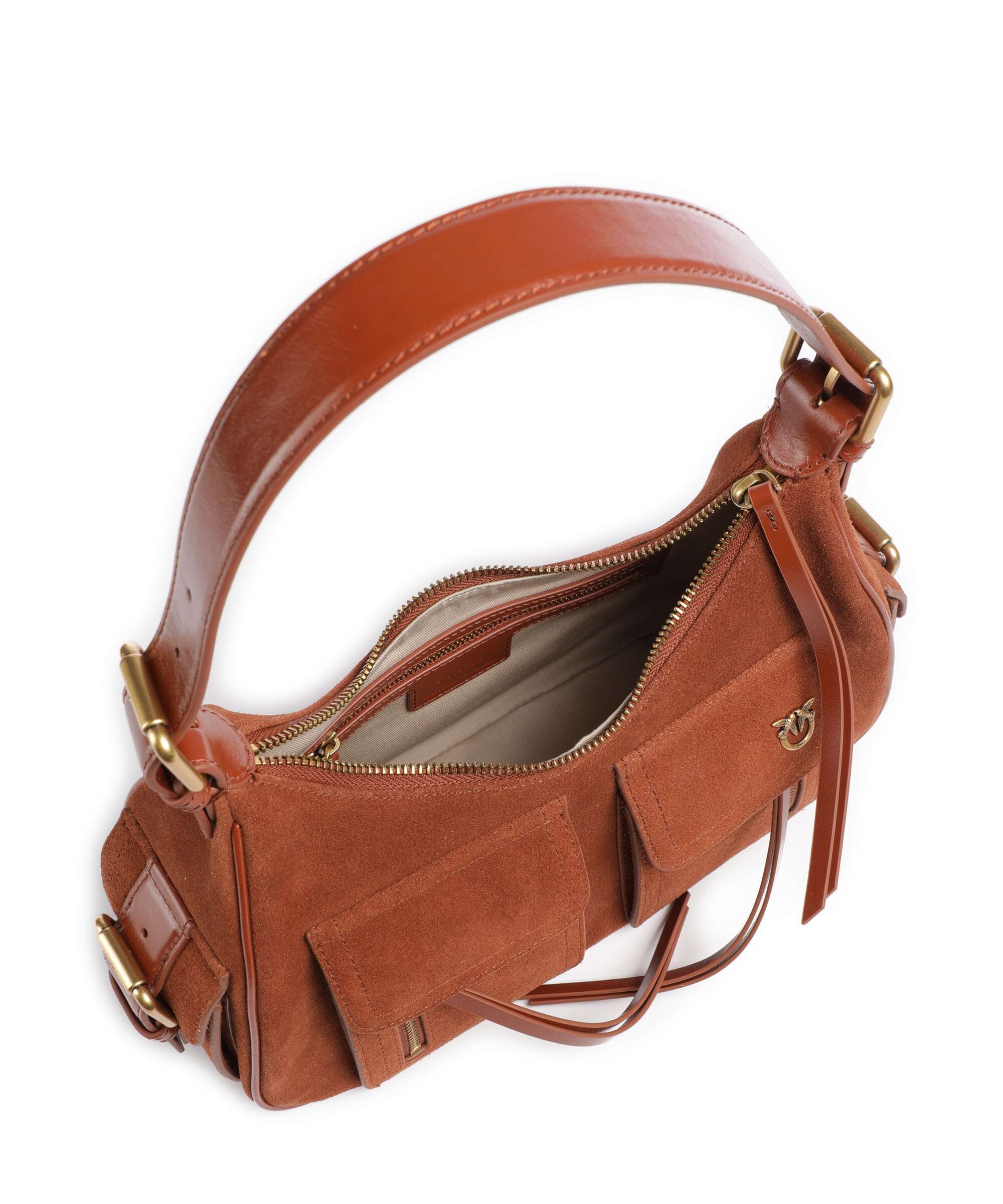 Pinko Cargo Classic Torba na ramię arabo/antique gold - Image 6