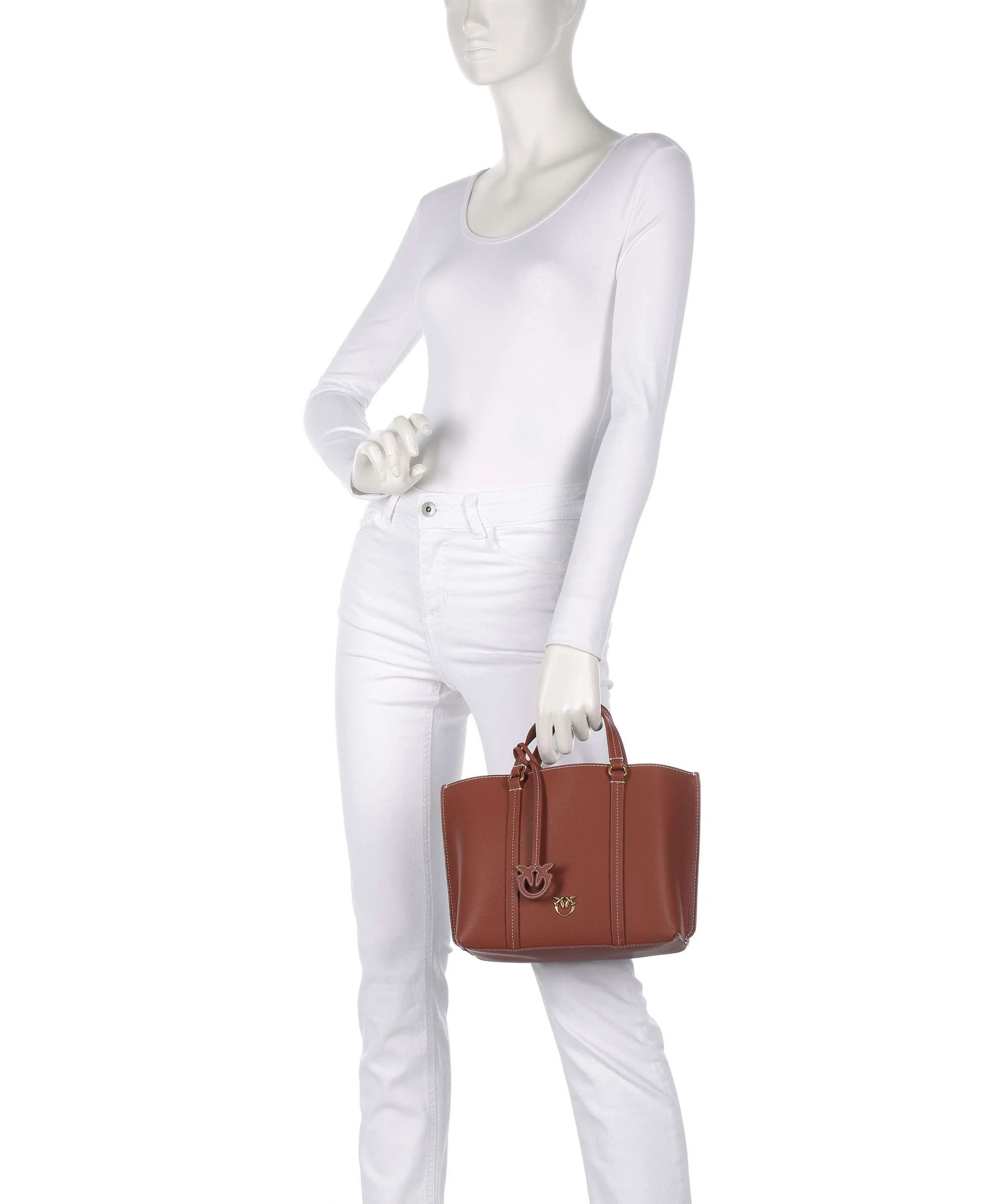 Pinko Carrie Classic Torebka arabo/antique gold - Image 3