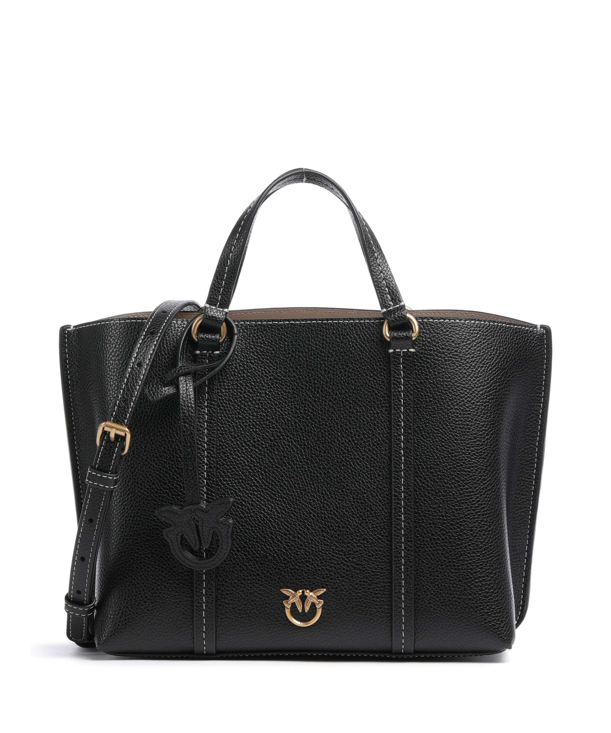 Pinko Carrie Classic Torebka nero/antique gold