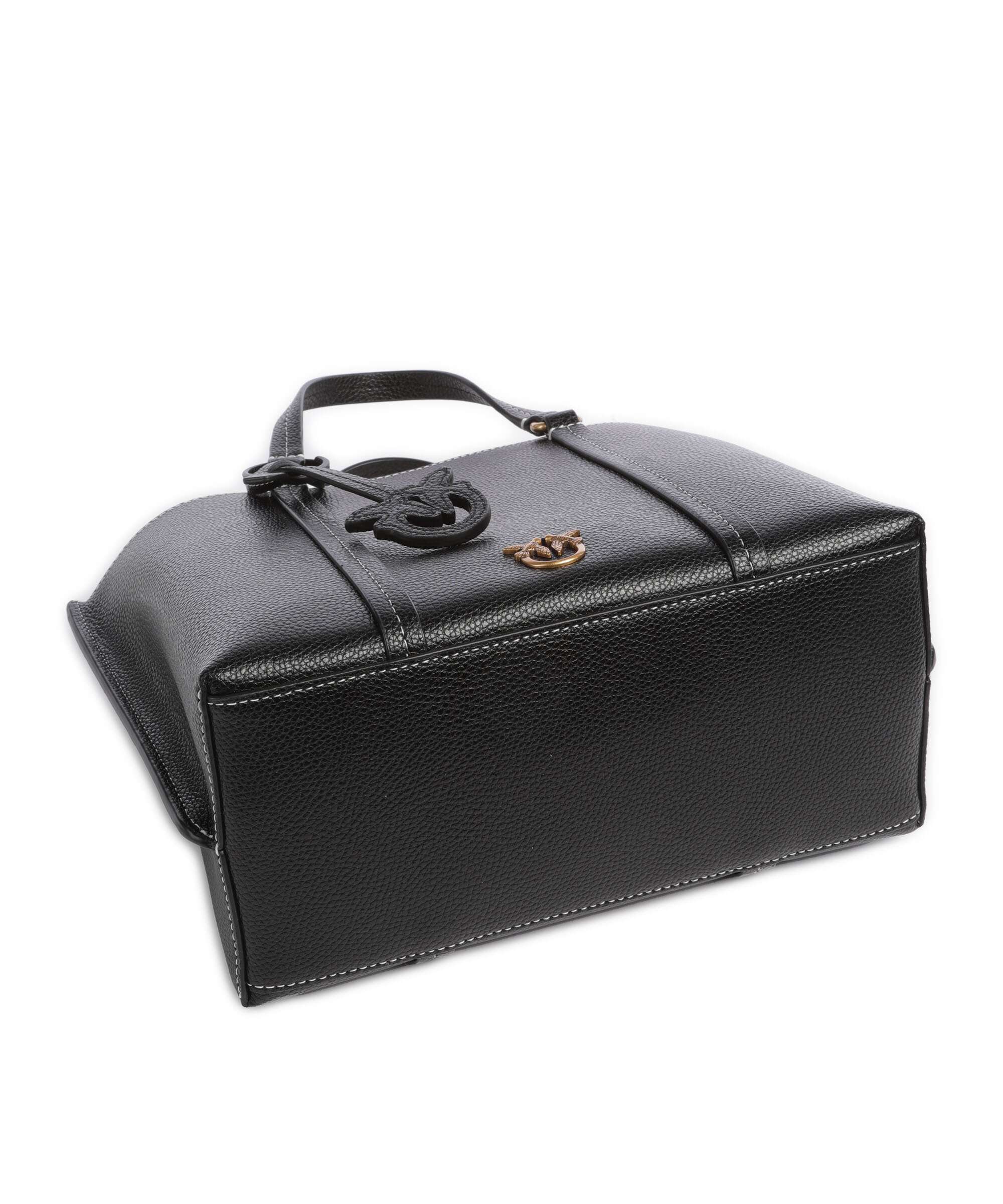 Pinko Carrie Classic Torebka nero/antique gold - Image 6