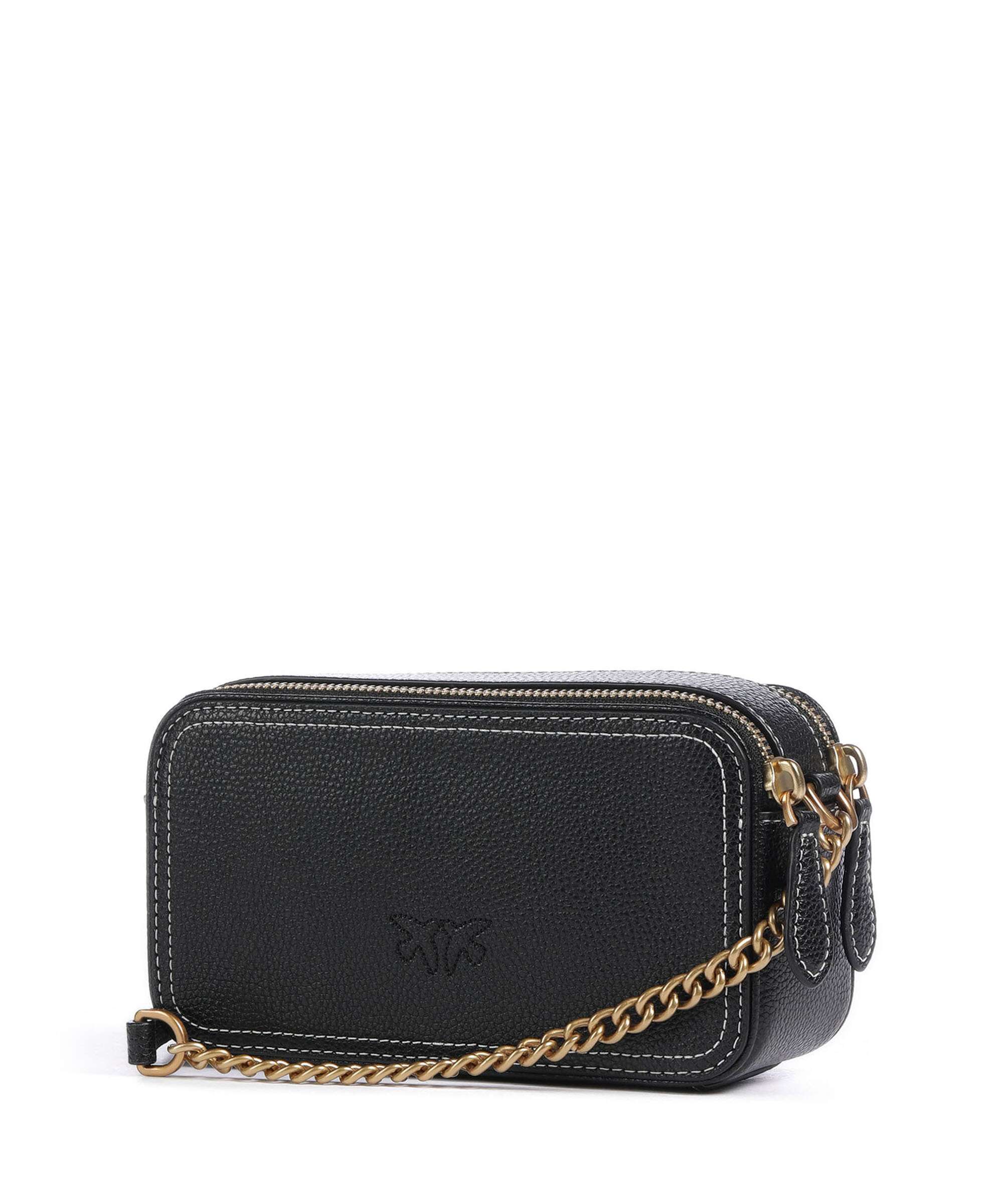 Pinko Carrie Torba przez ramię nero/antique gold - Image 2