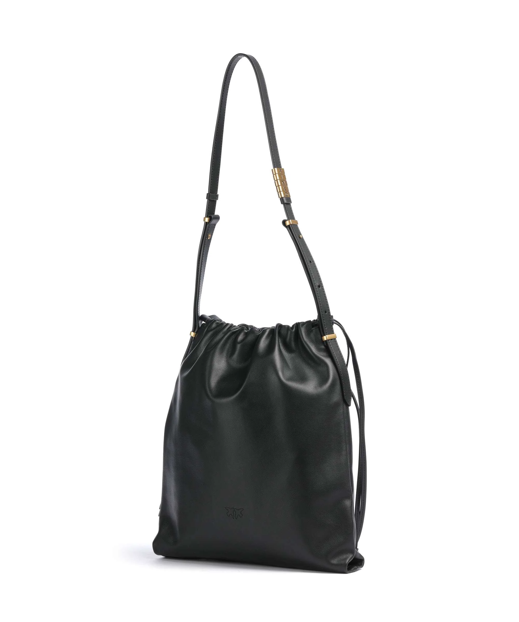 Pinko Classic Slouchy Torebka worek nero/antique gold - Image 2