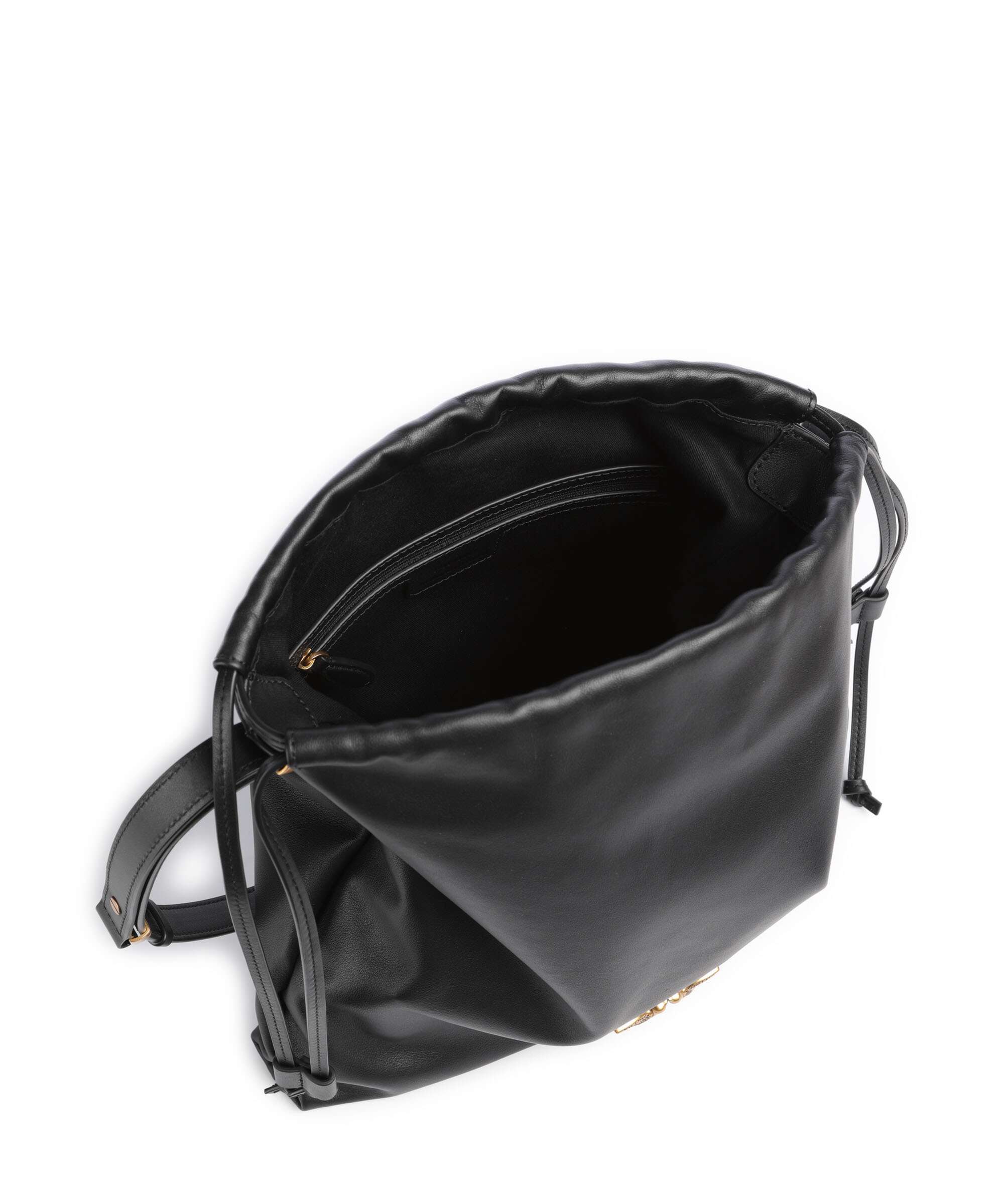 Pinko Classic Slouchy Torebka worek nero/antique gold - Image 6