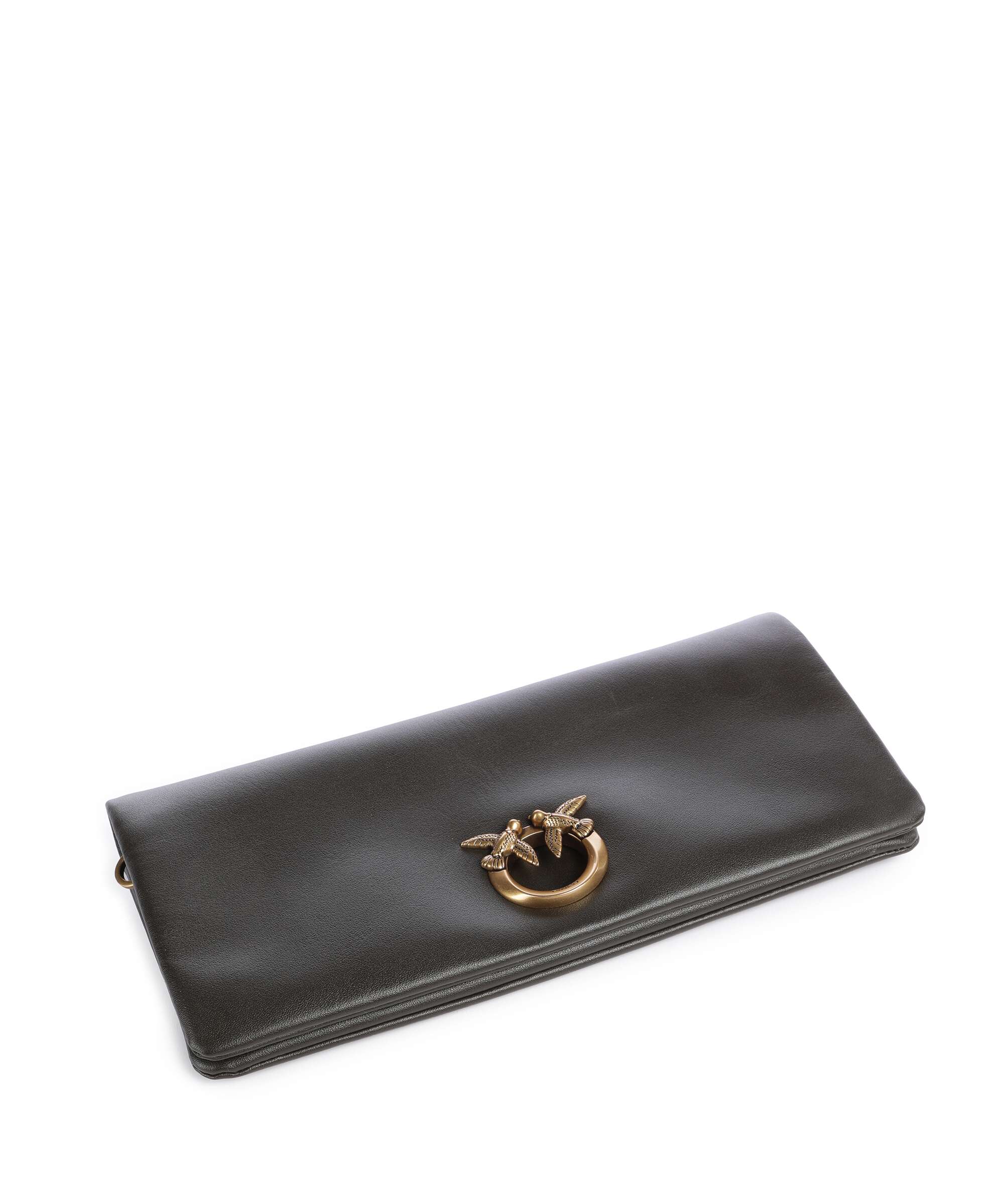 Pinko Click Soft Classic Torba przez ramię verde fango/antique gold - Image 4