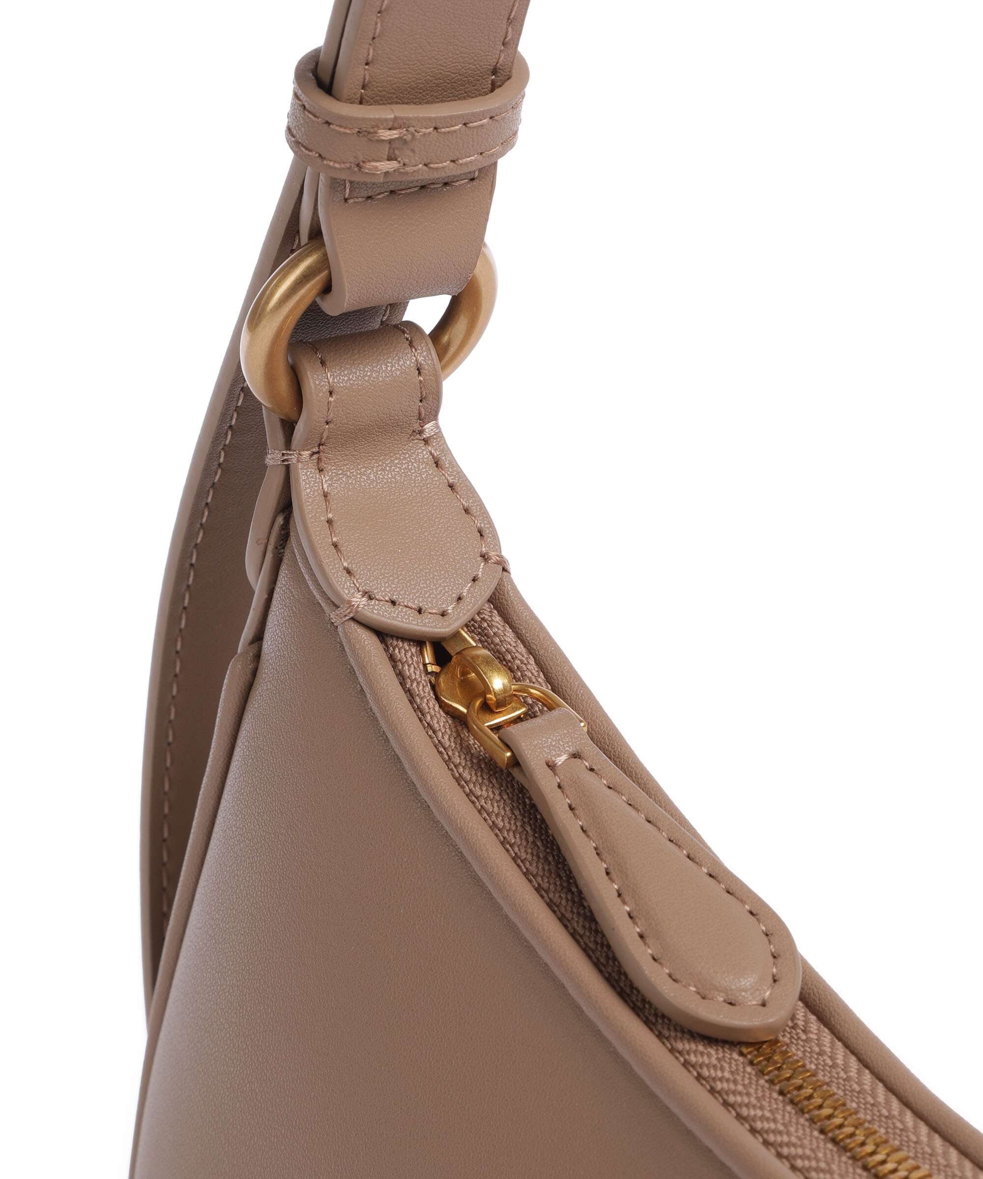 Pinko Half Moon Mini Torba na ramię biscotto zenzero/antique gold - Image 4