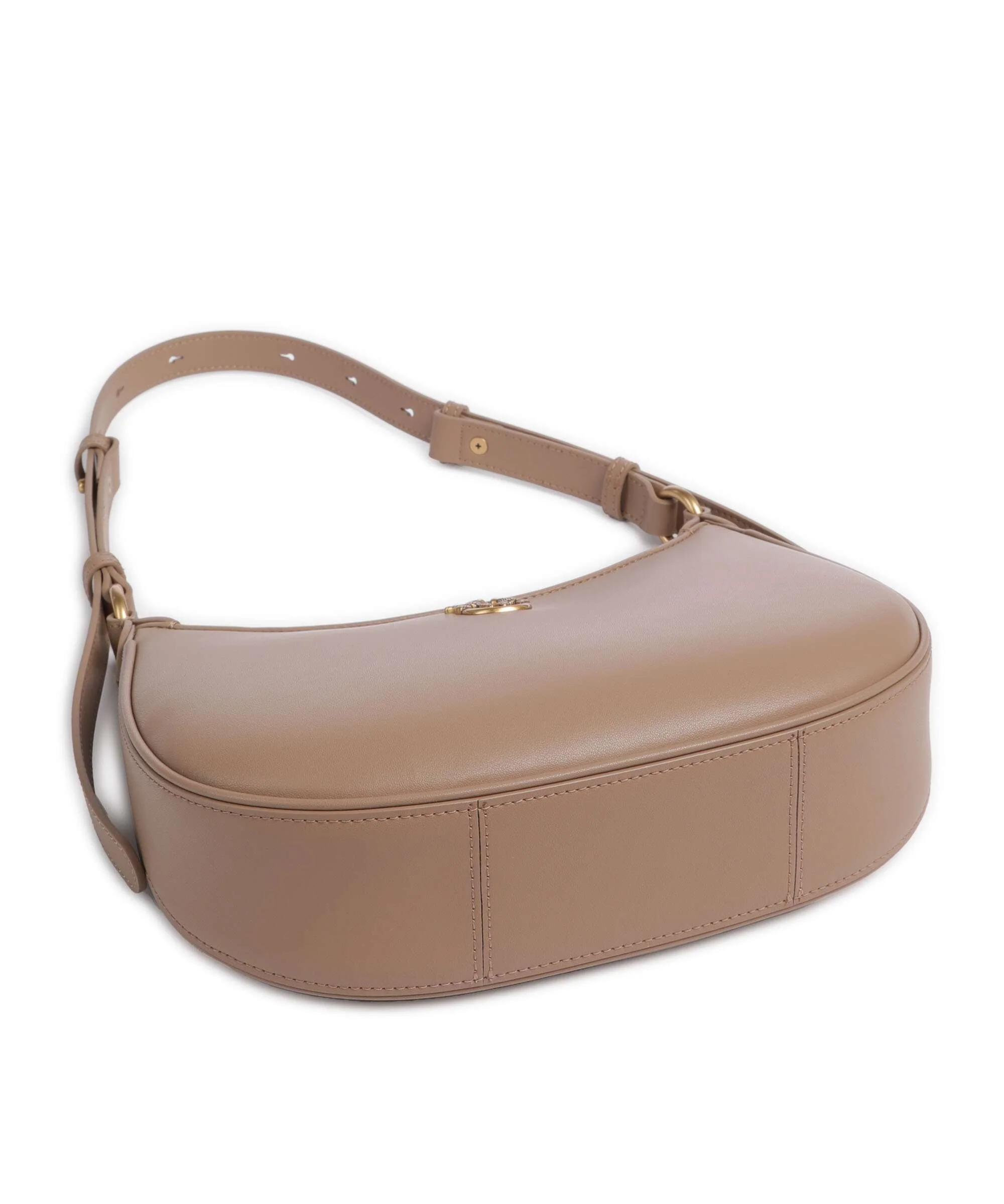 Pinko Half Moon Mini Torba na ramię biscotto zenzero/antique gold - Image 5