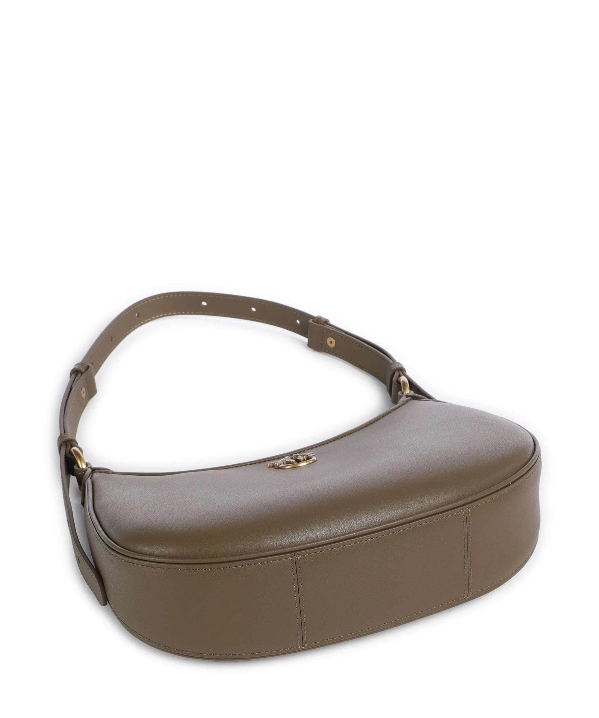 Pinko Half Moon Mini Torba na ramię scricciolo/antique gold - Image 5