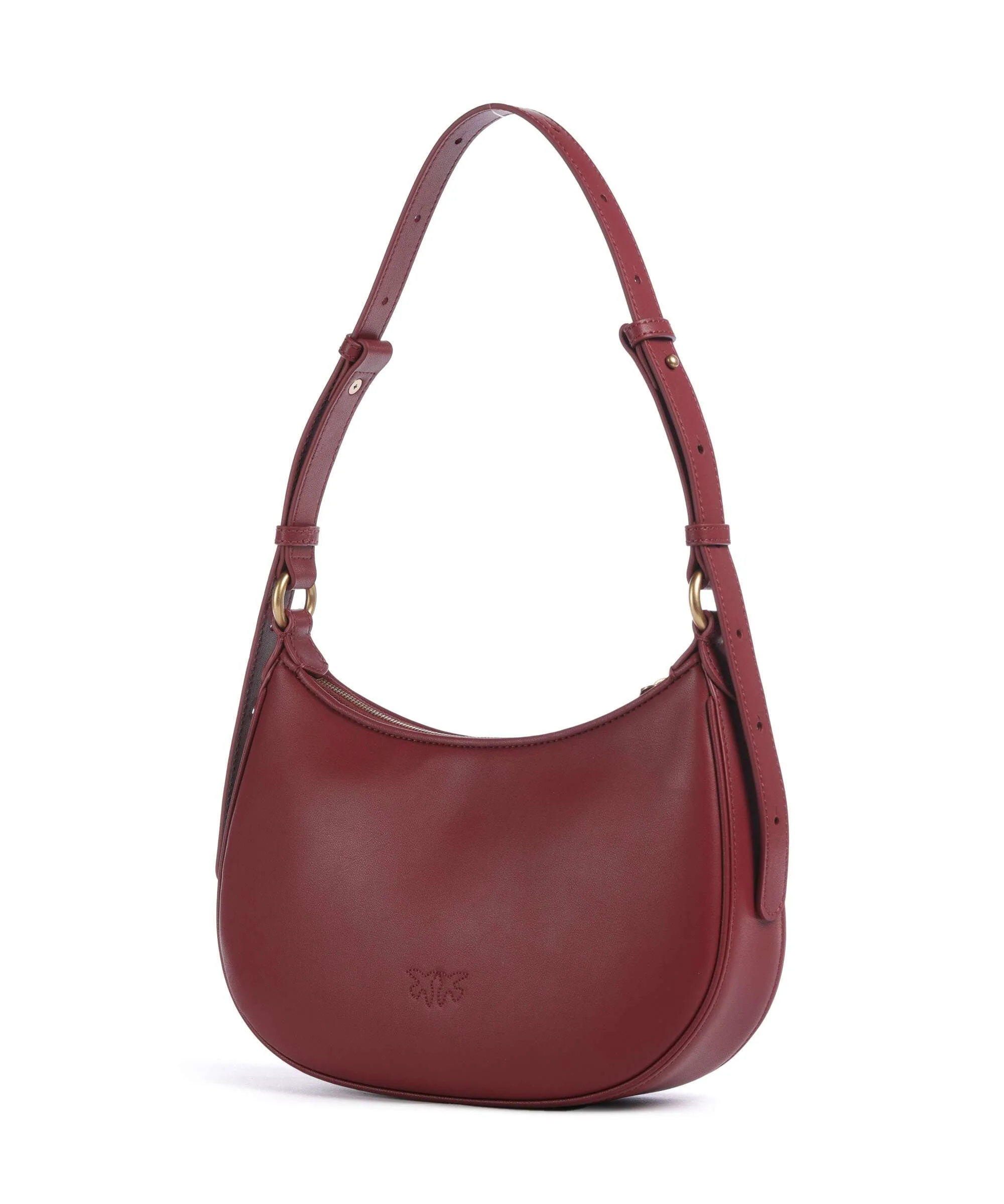 Pinko Half Moon Mini Torba na ramię bordeaux merlot/antique gold - Image 2
