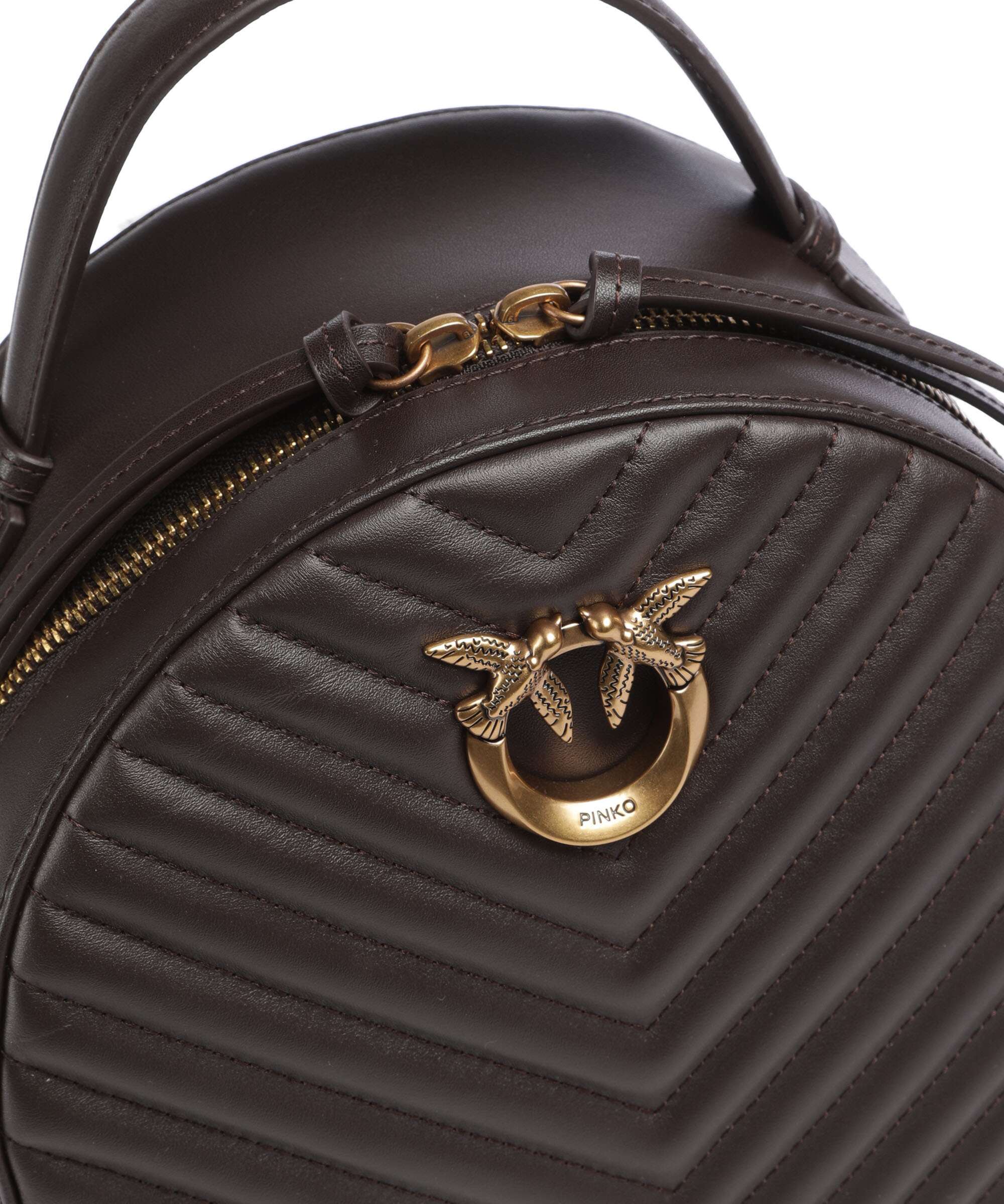 Pinko Love Click Plecak moro/antique gold - Image 5