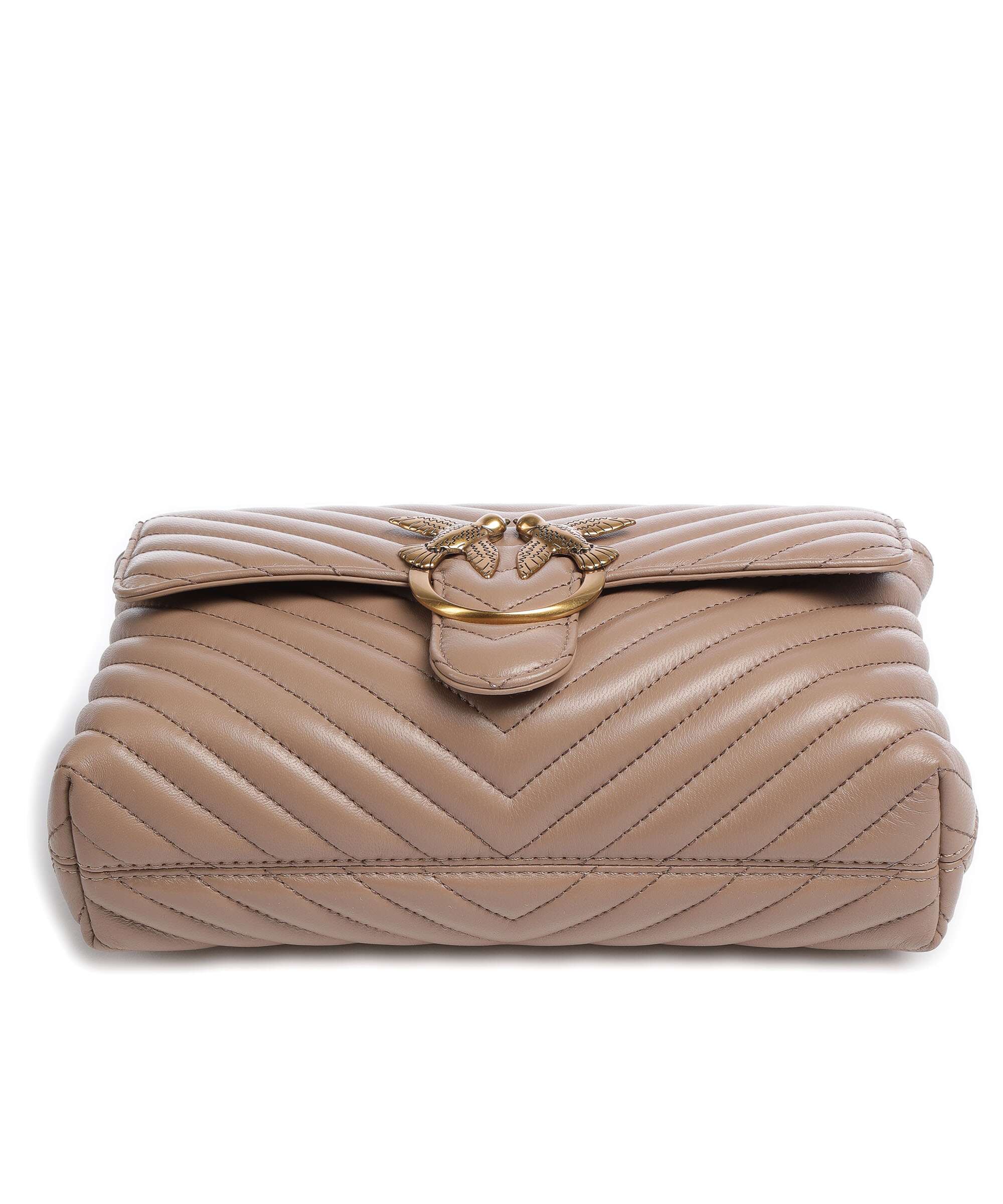 Pinko Love Lady Puff Classic Torebka biscotto zenzero/antique gold - Image 5