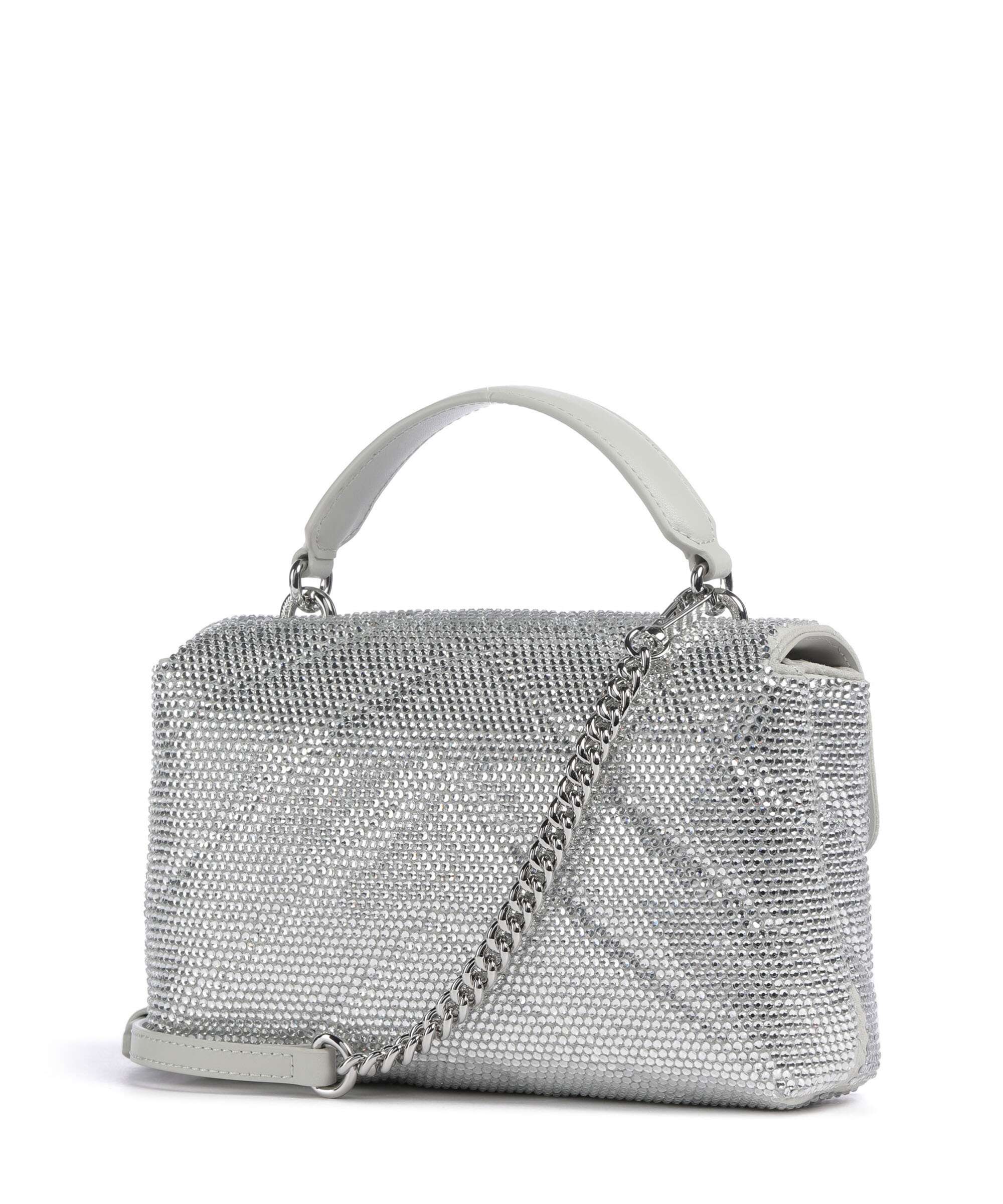 Pinko Love Lady Puff Mini Torba przez ramię argento/nickel lucido - Image 2