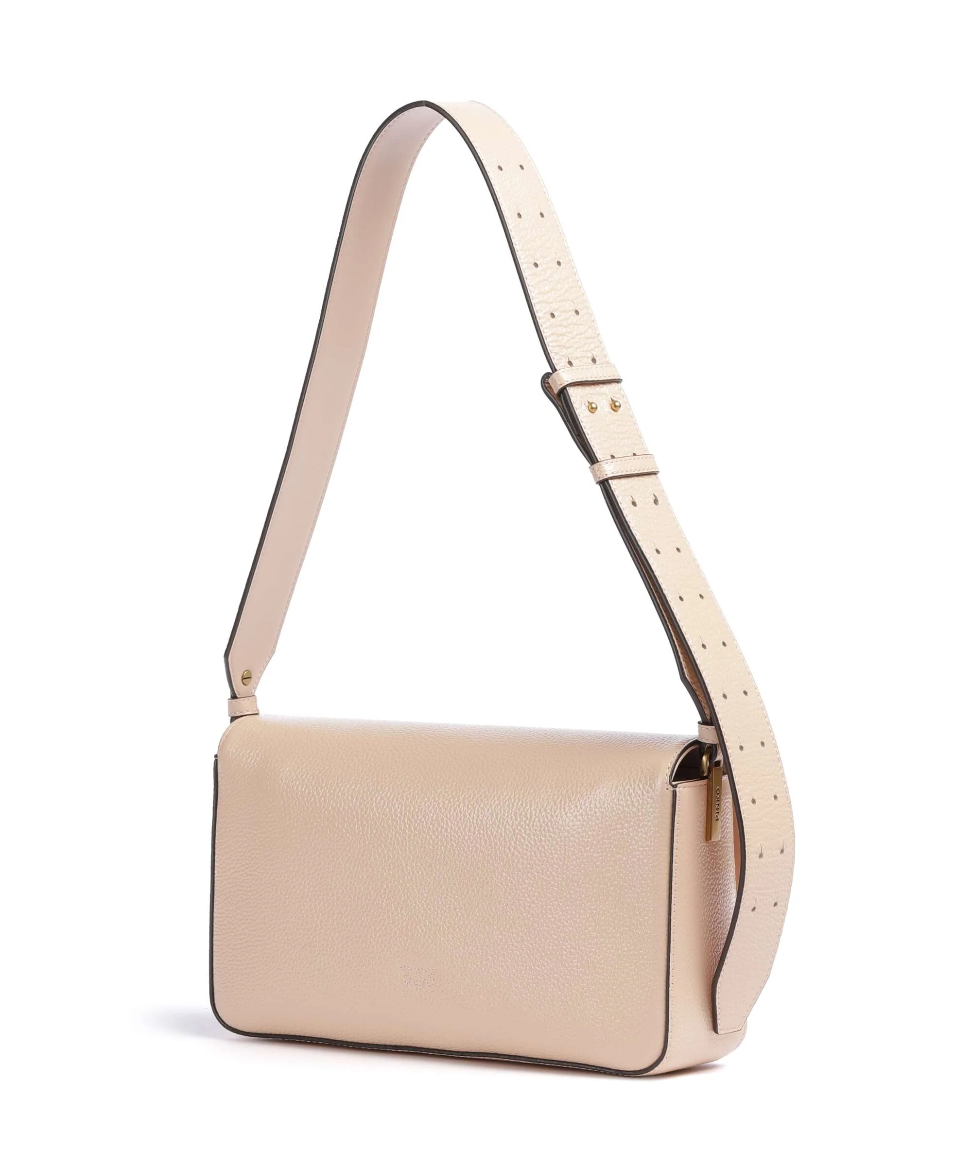 Pinko Love One Classic Slouchy Torba na ramię light pink/antique gold - Image 2