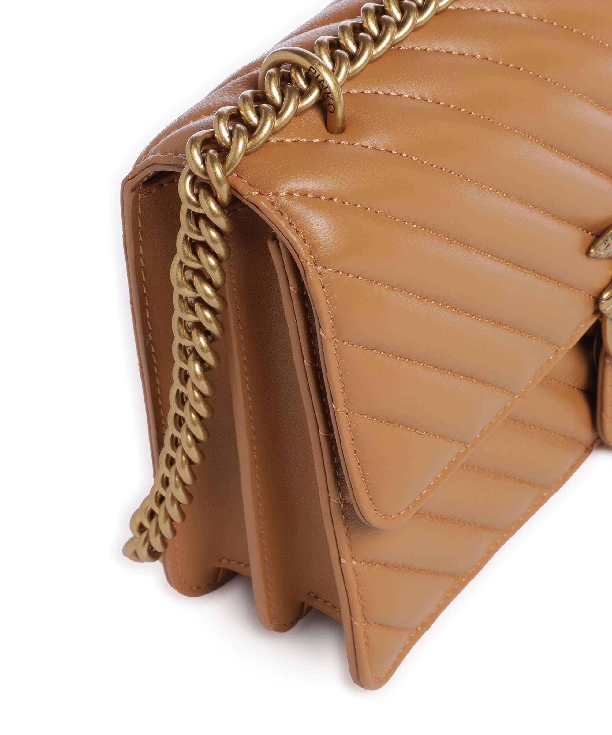 Pinko Love One Classic Torba na ramię torrone/antique gold - Image 5