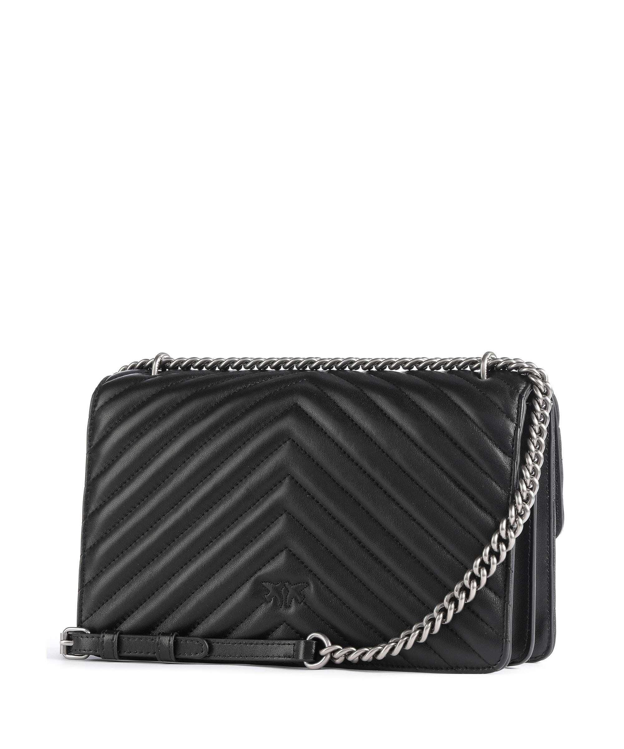 Pinko Love One Classic Torba na ramię nero/old silver - Image 2