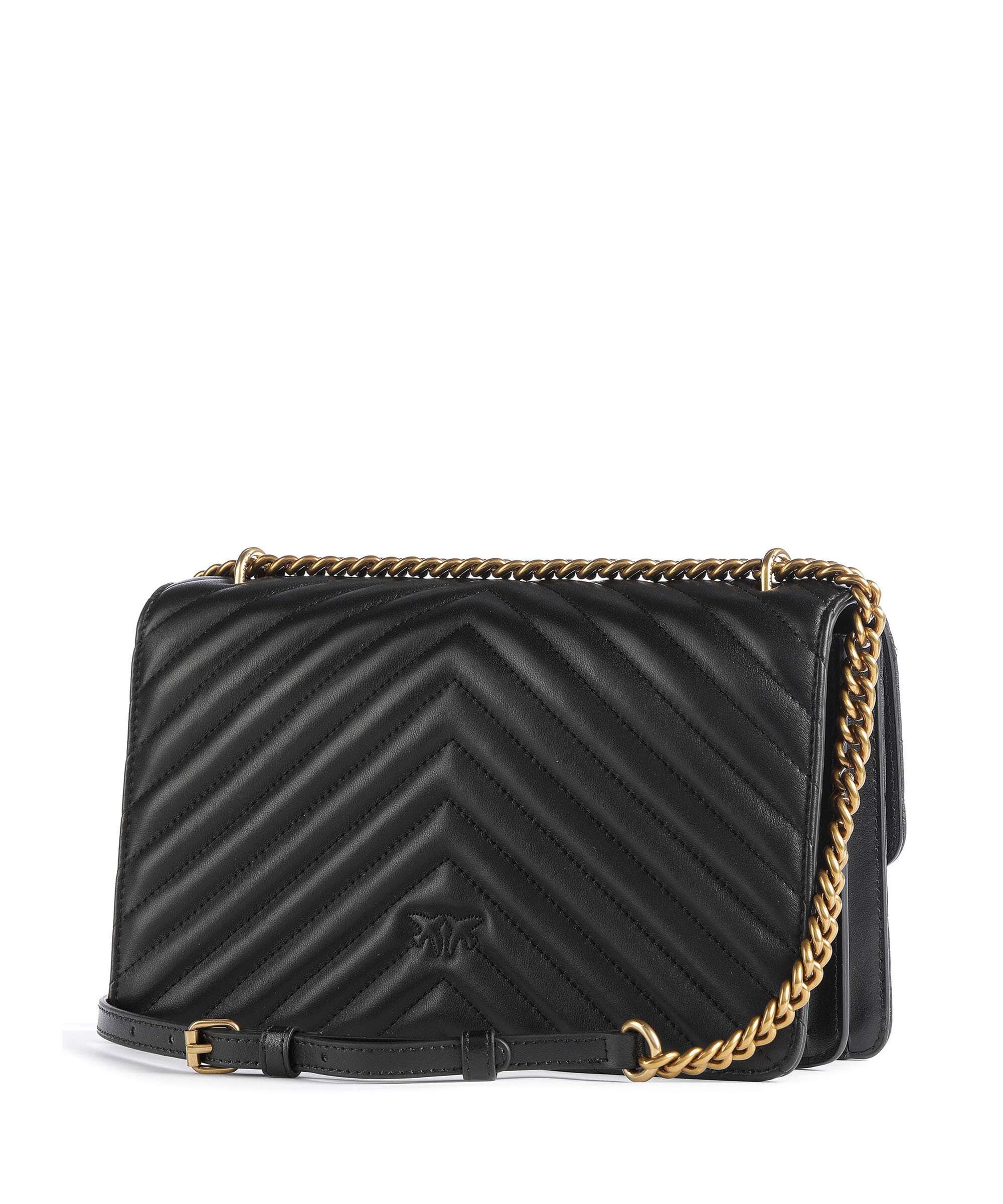 Pinko Love One Classic Torba na ramię nero/antique gold - Image 2