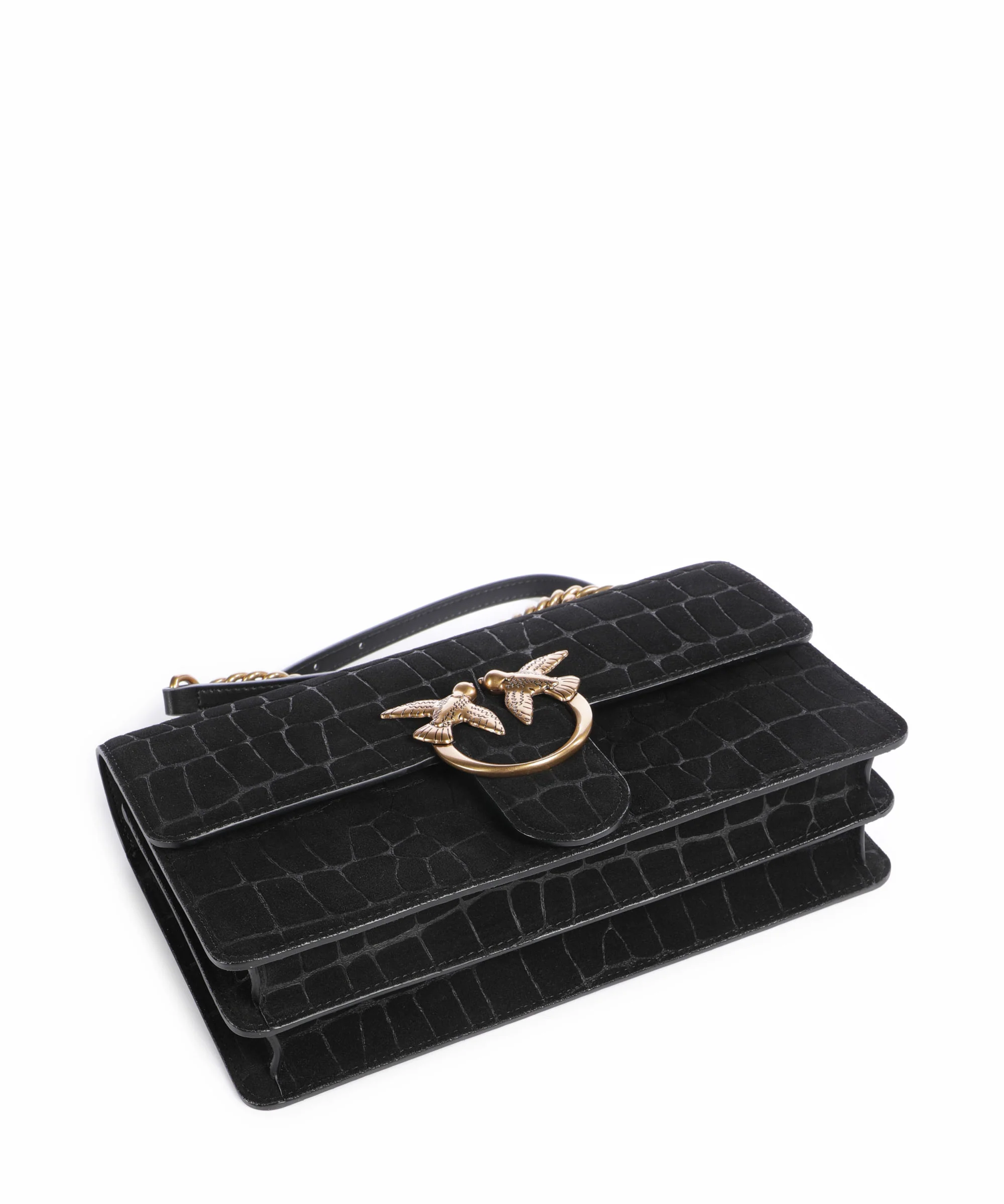 Pinko Love One Classic Torba na ramię nero/antique gold - Image 6