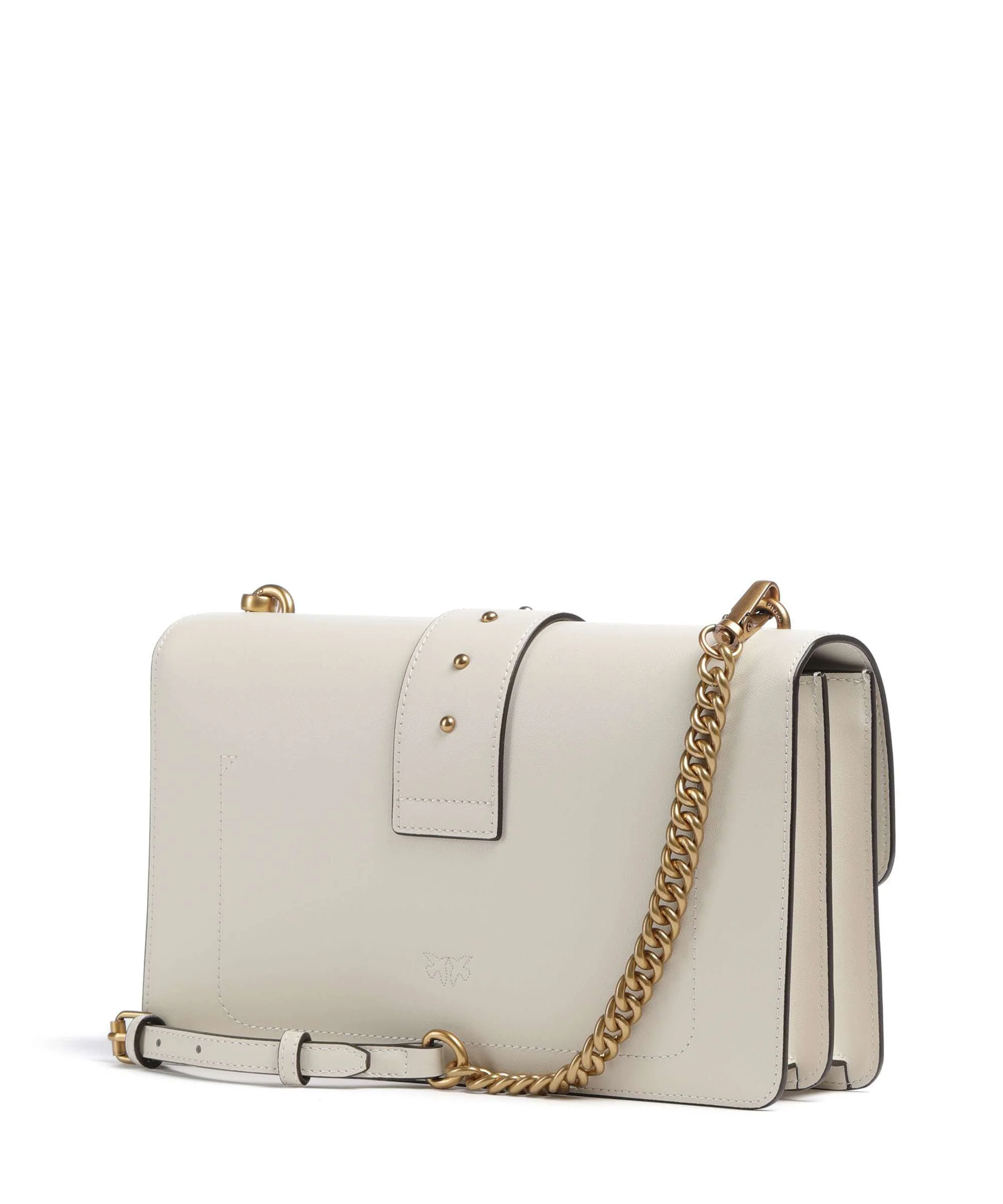 Pinko Love One Classic Torba przez ramię bianco seta/antique gold - Image 2